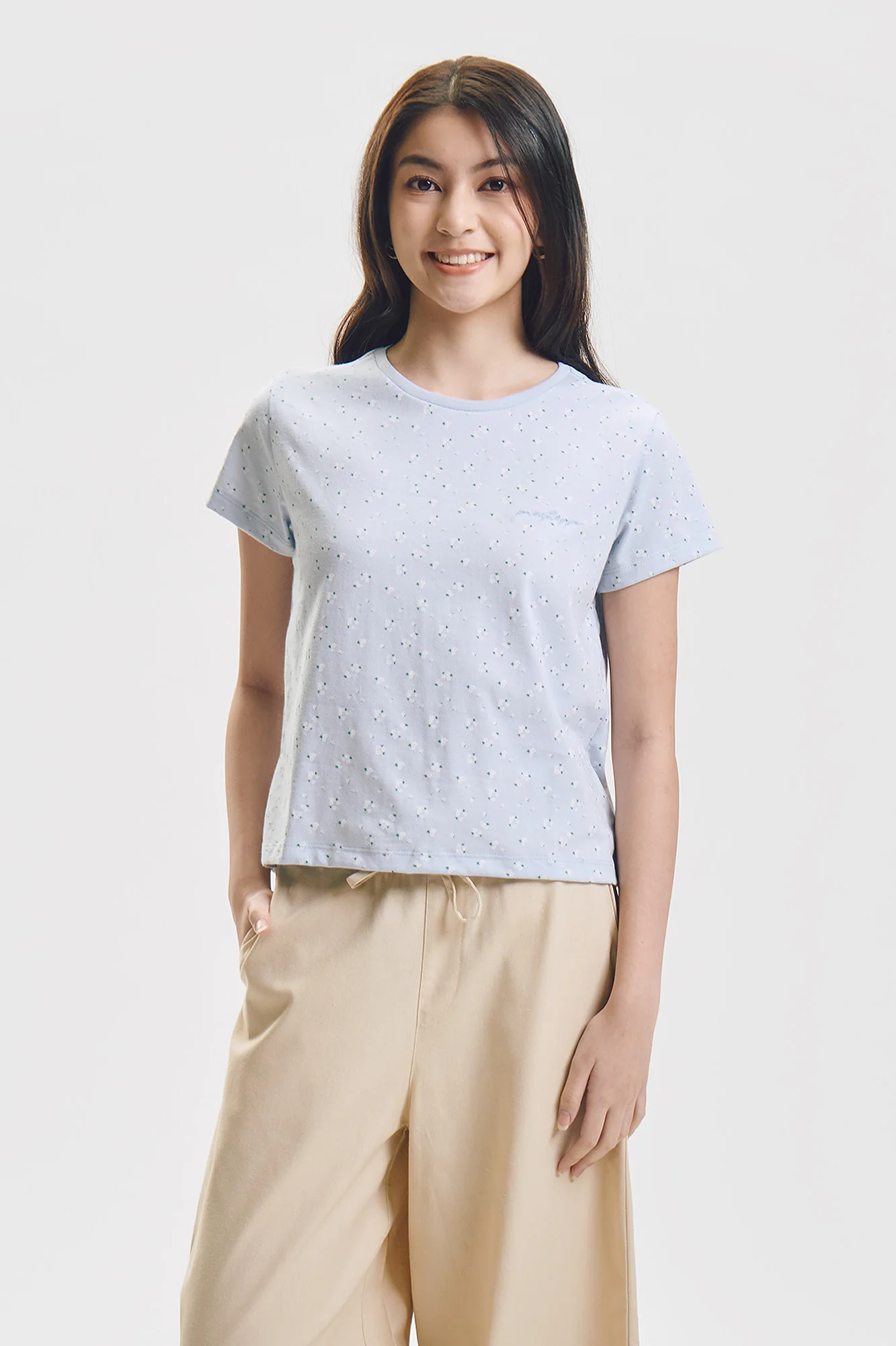 Floral All-Over Print Relaxed T-Shirt