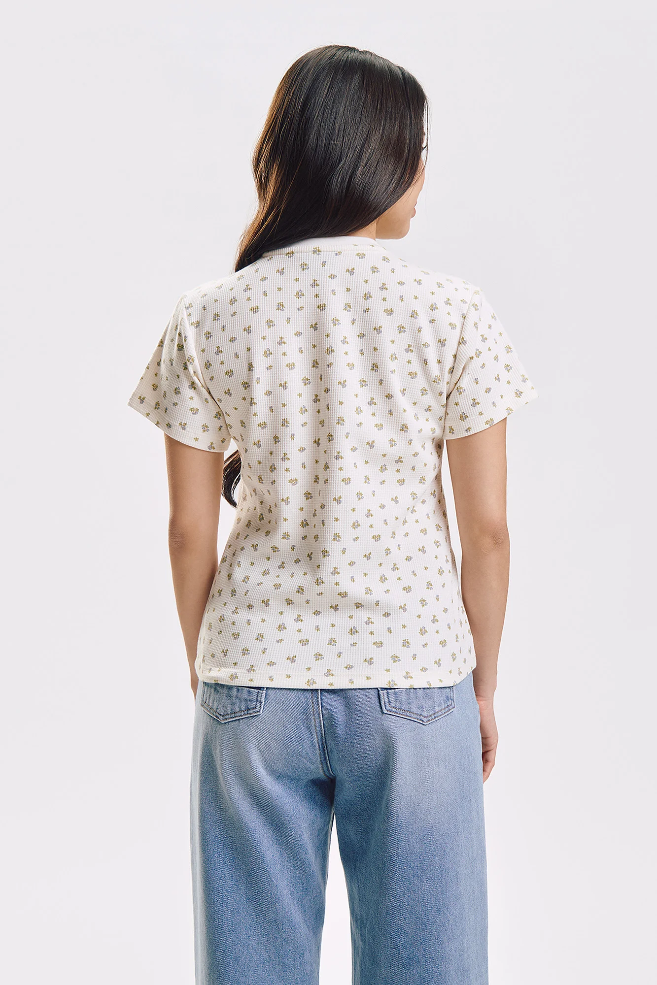 Floral All-Over Print T-Shirt - Image 3