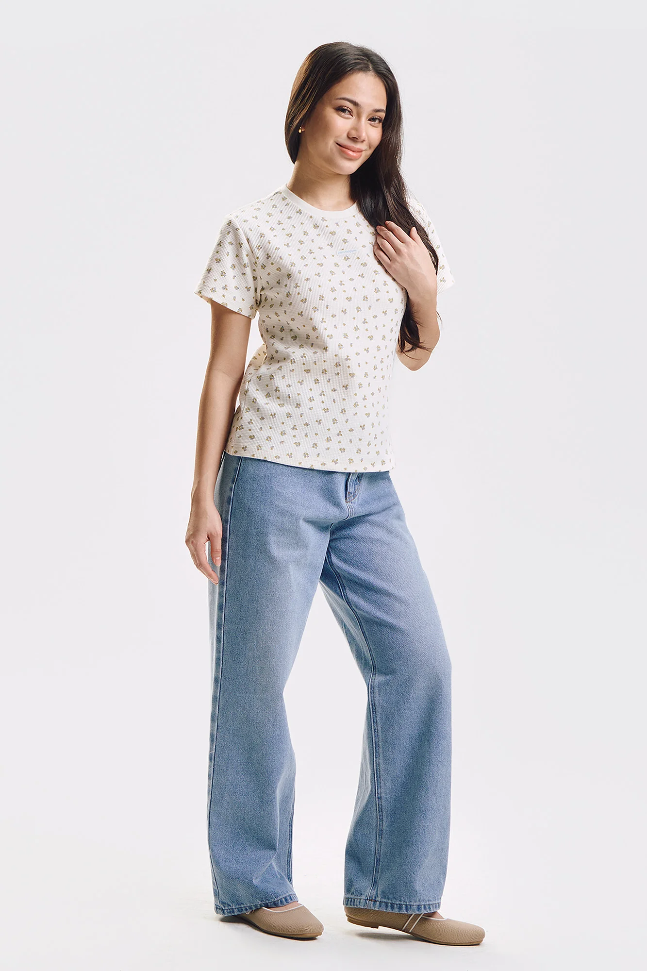 Floral All-Over Print T-Shirt - Image 4