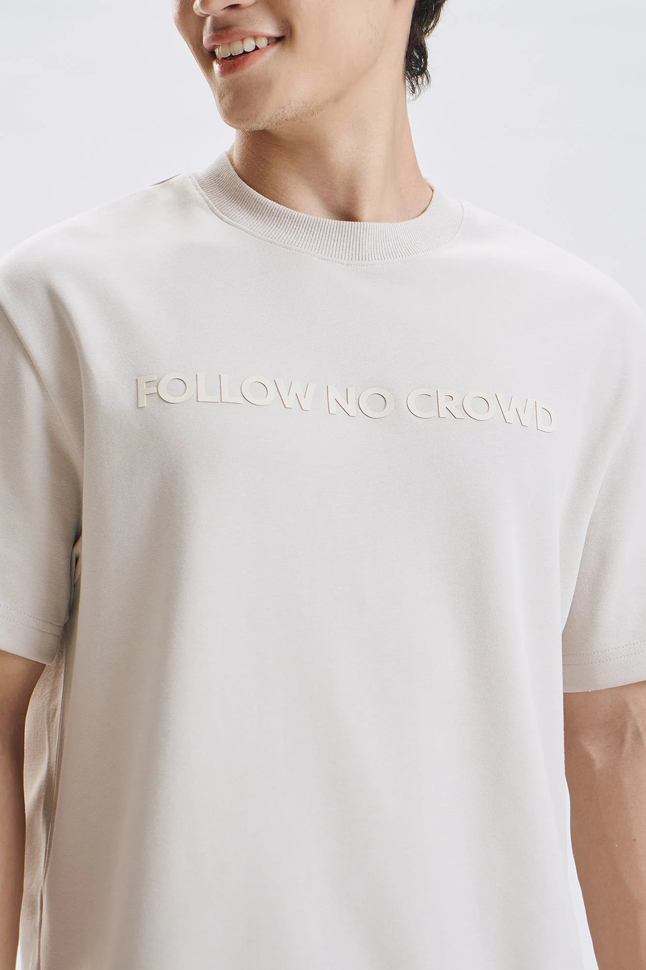 Follow No Crowd Relaxed Fit Graphic T-Shirt - Image 12