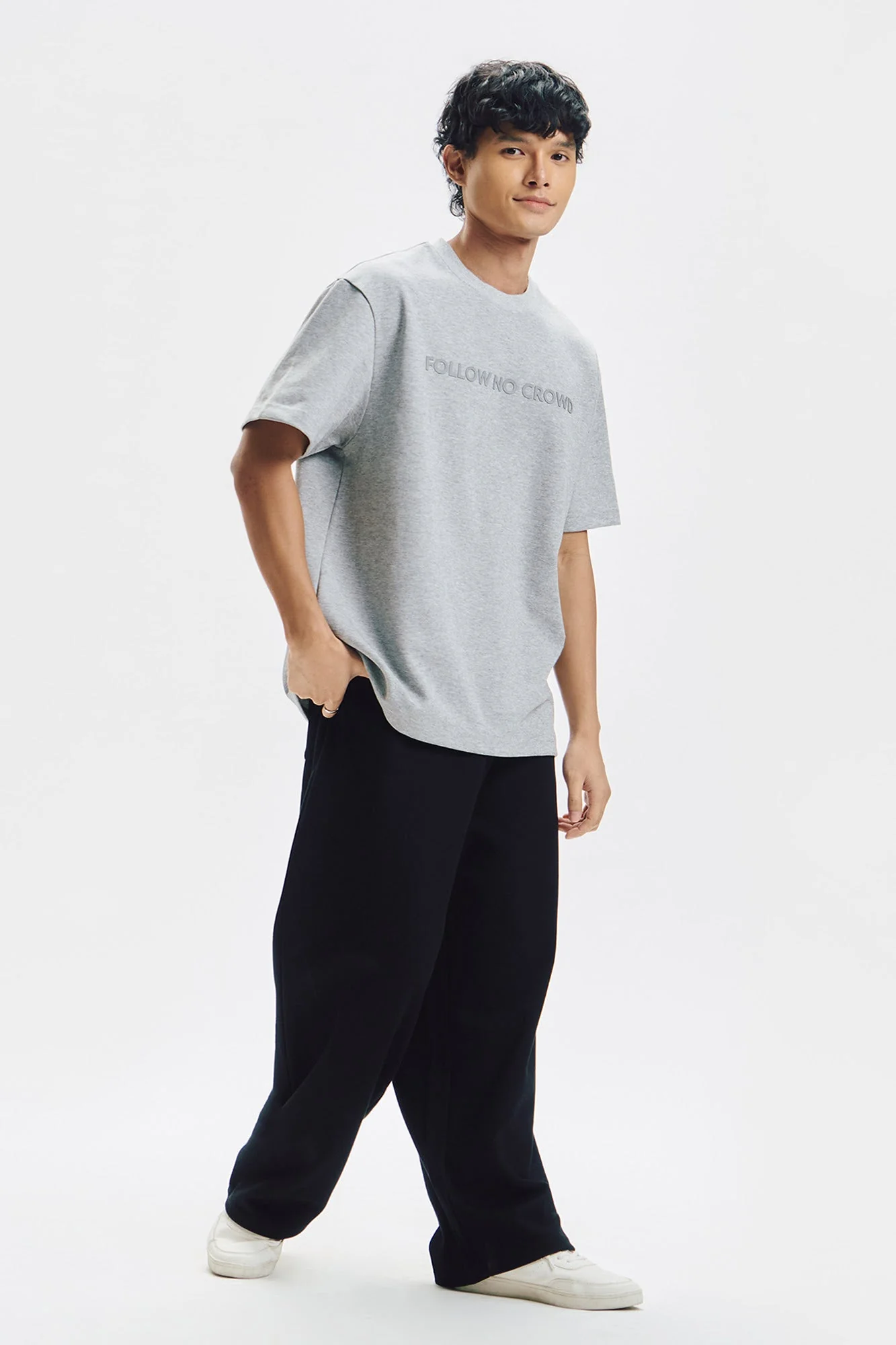 Follow No Crowd Relaxed Fit Graphic T-Shirt - Image 18