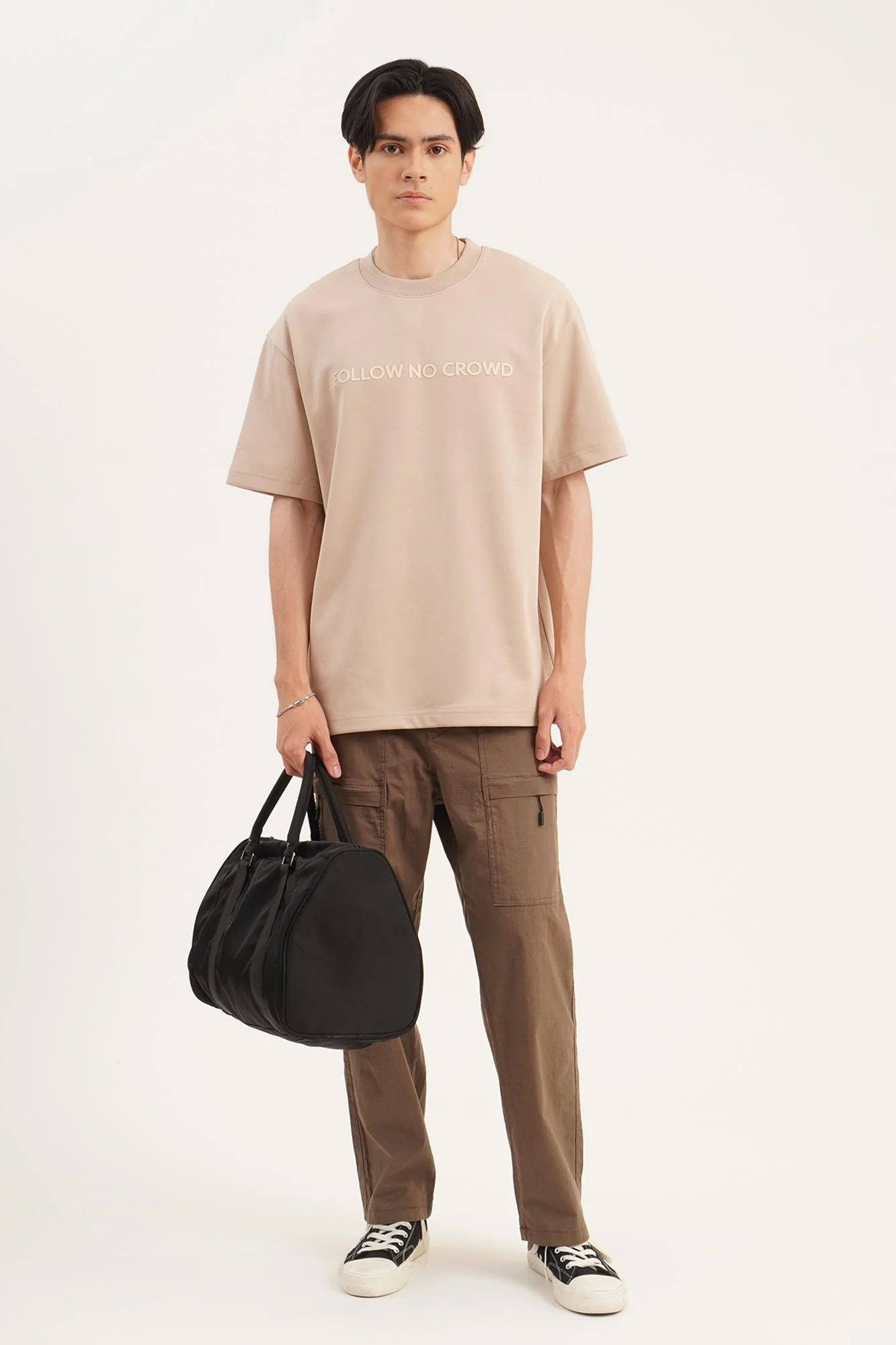 Follow No Crowd Relaxed Fit Graphic T-Shirt - Image 28