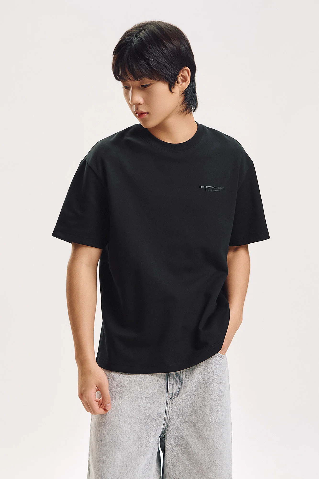 Follow No Crowd Relaxed Fit T-Shirt