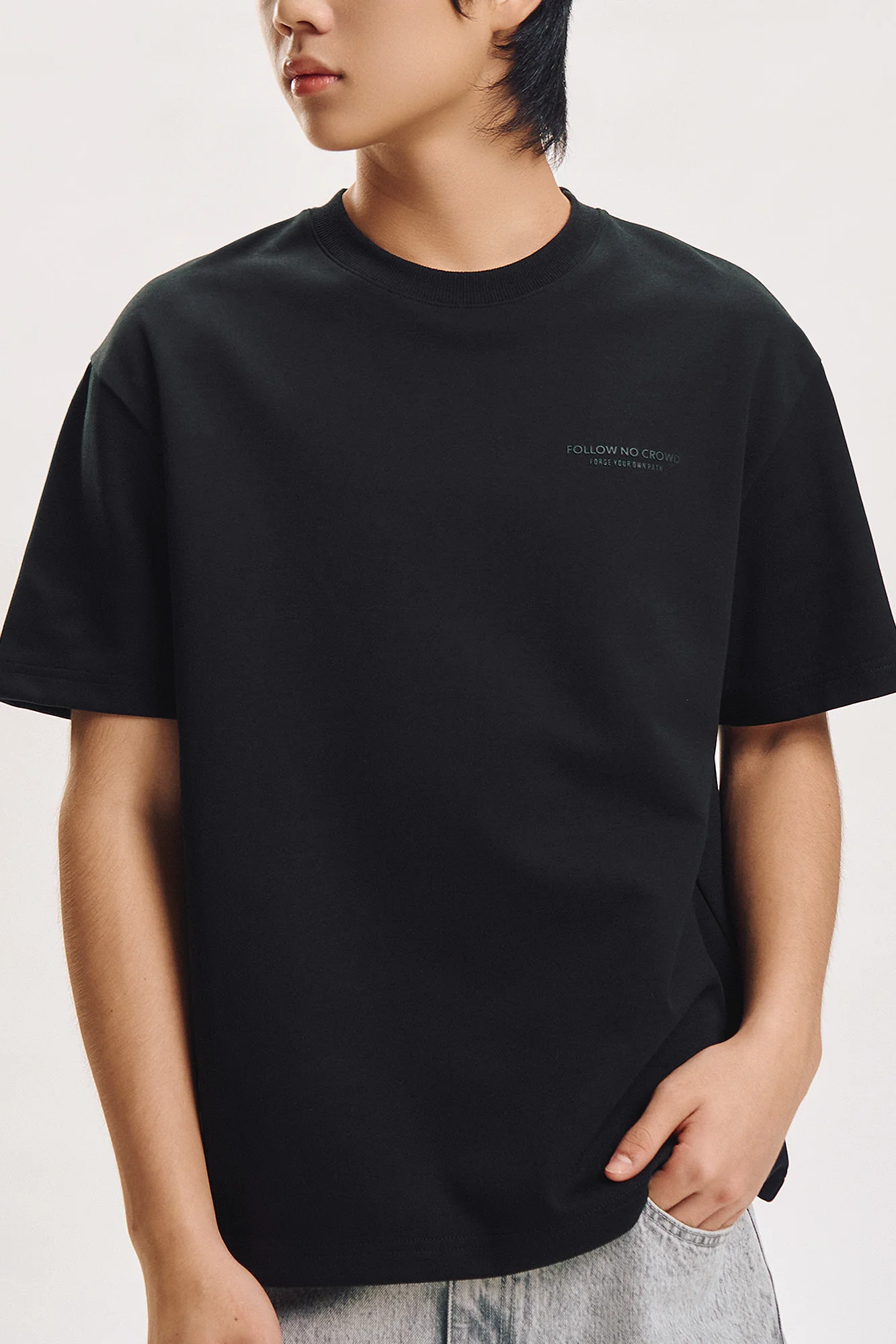Follow No Crowd Relaxed Fit T-Shirt - Image 2