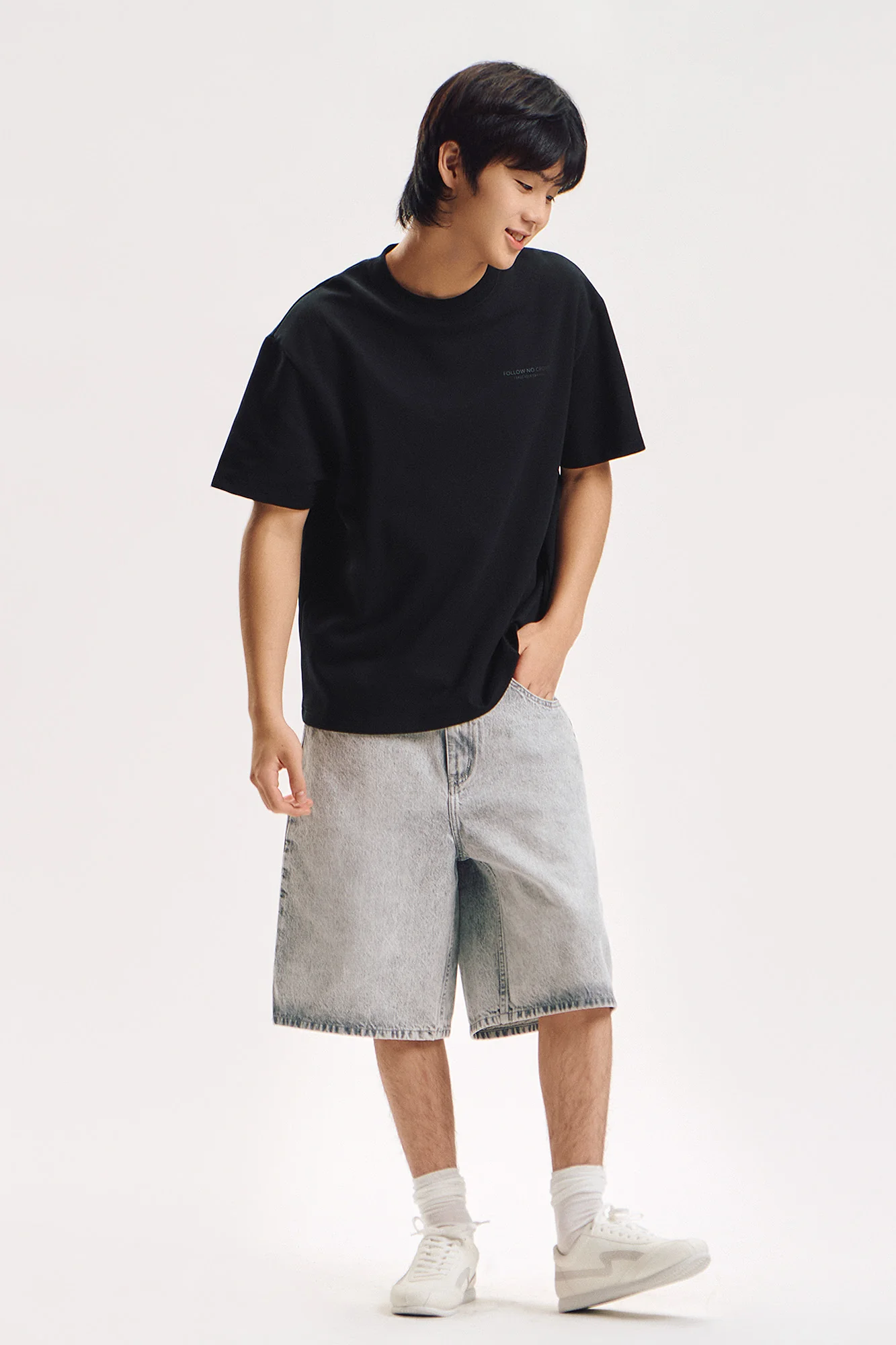 Follow No Crowd Relaxed Fit T-Shirt - Image 4