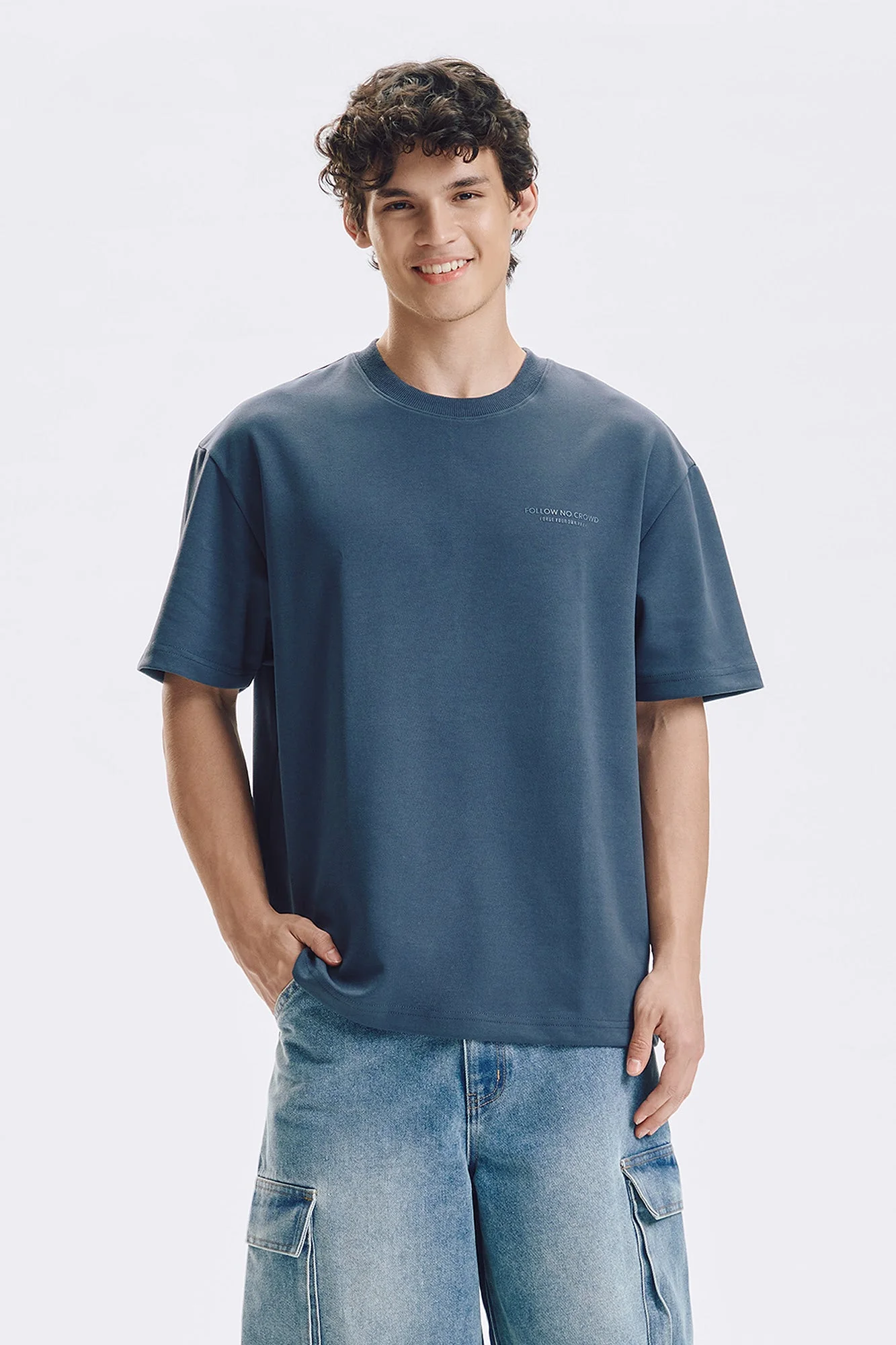 Follow No Crowd Relaxed Fit T-Shirt - Image 5