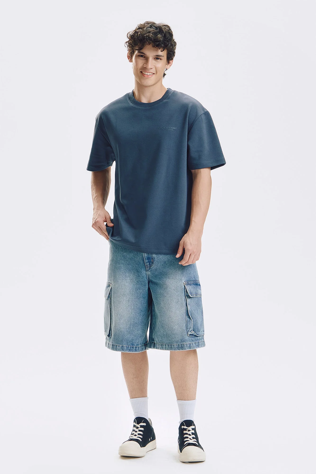 Follow No Crowd Relaxed Fit T-Shirt - Image 8