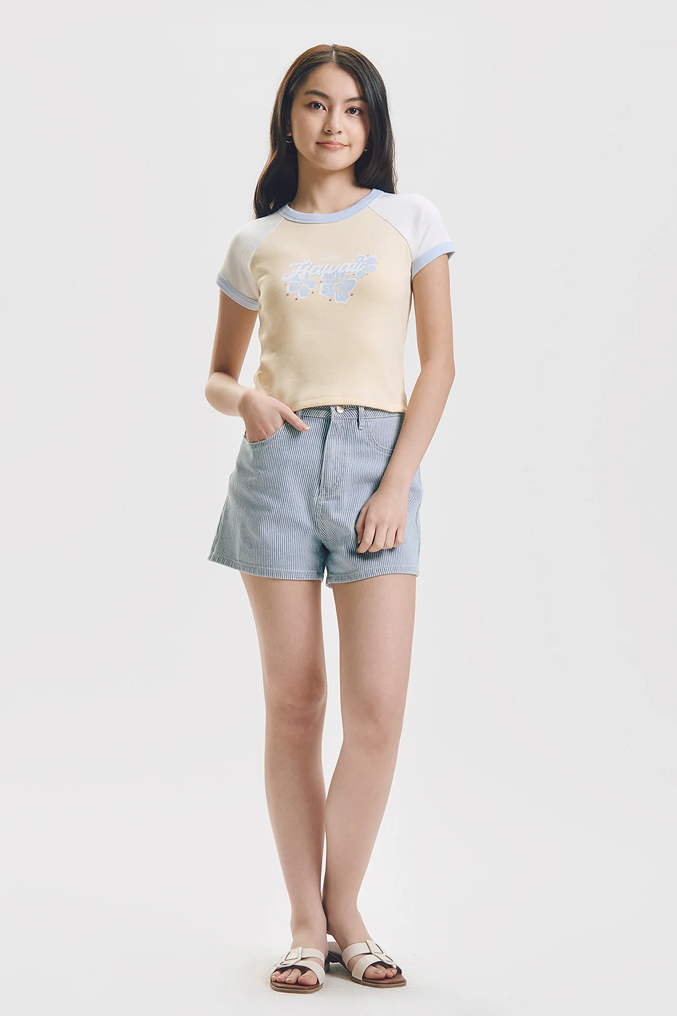 Hawaii Slim Raglan Graphic T-Shirt - Image 4