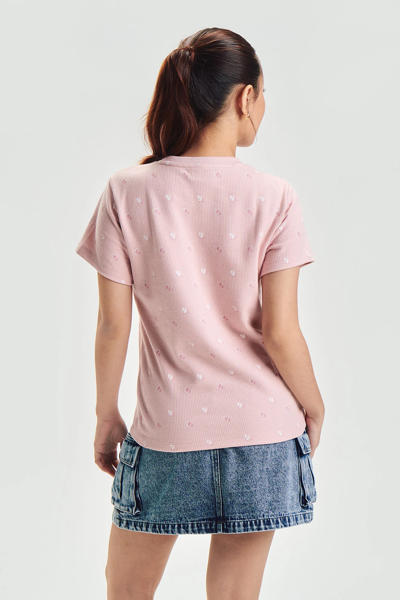 Heart All-Over Print T-Shirt - Image 3