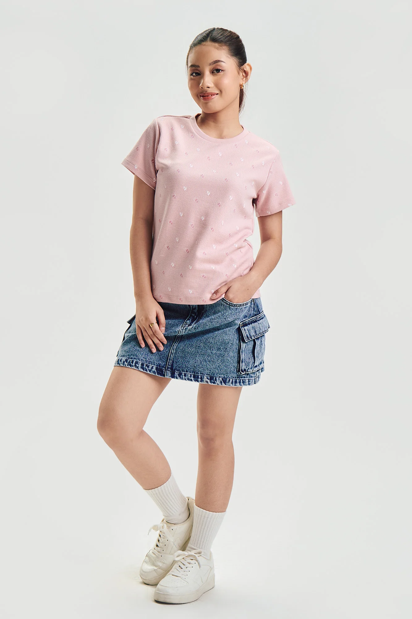 Heart All-Over Print T-Shirt - Image 4