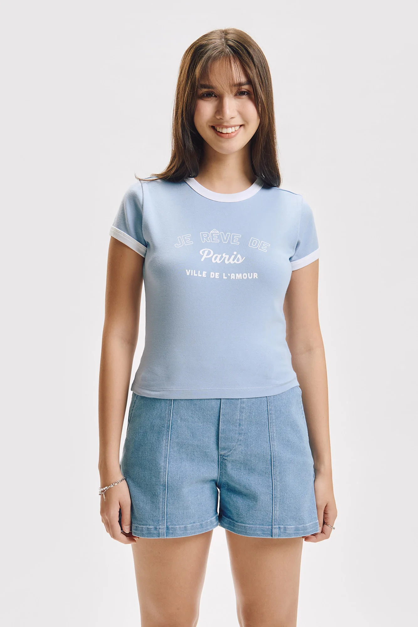 I Dream Of Paris Slim Graphic T-Shirt