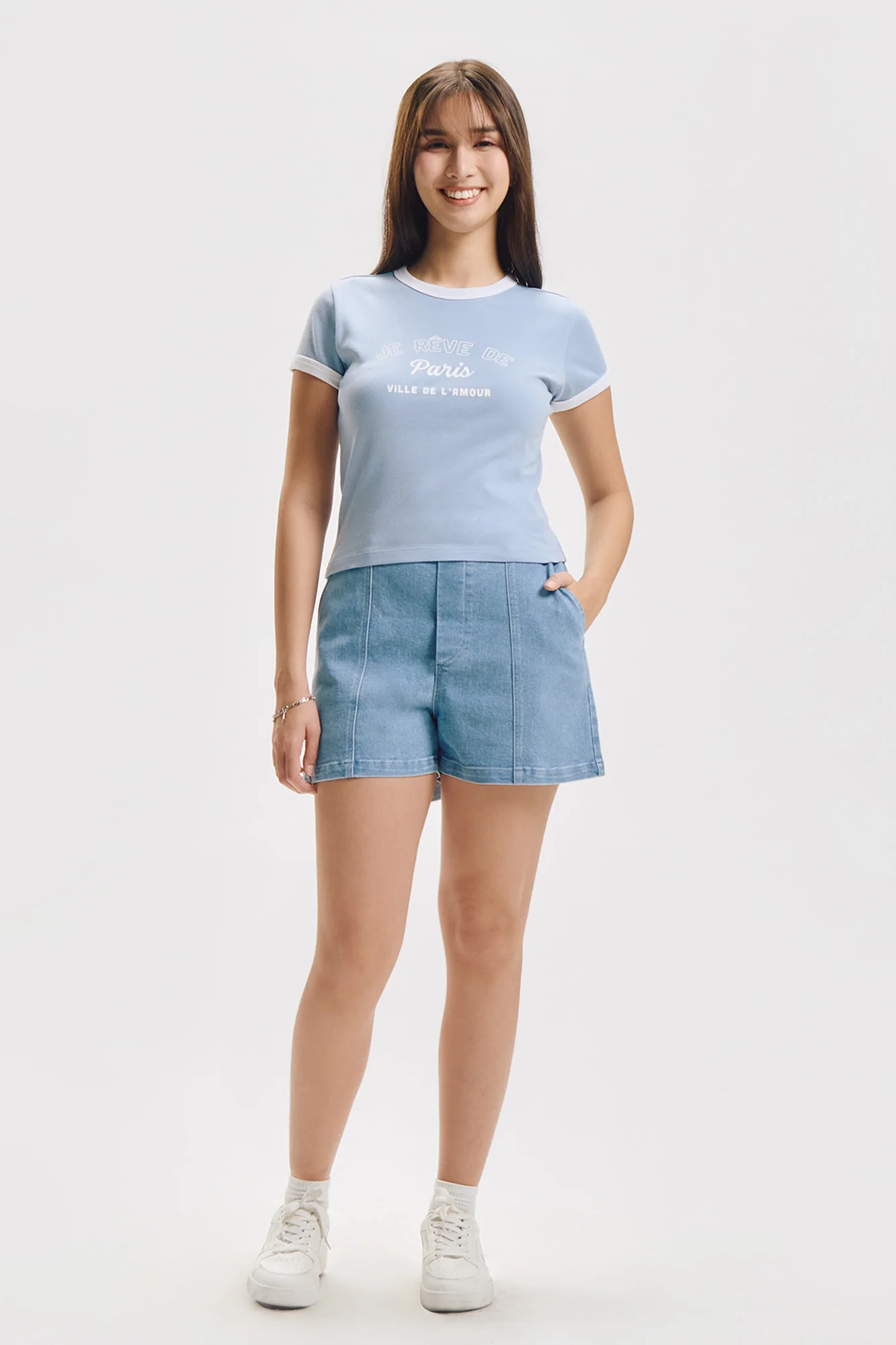 I Dream Of Paris Slim Graphic T-Shirt - Image 4
