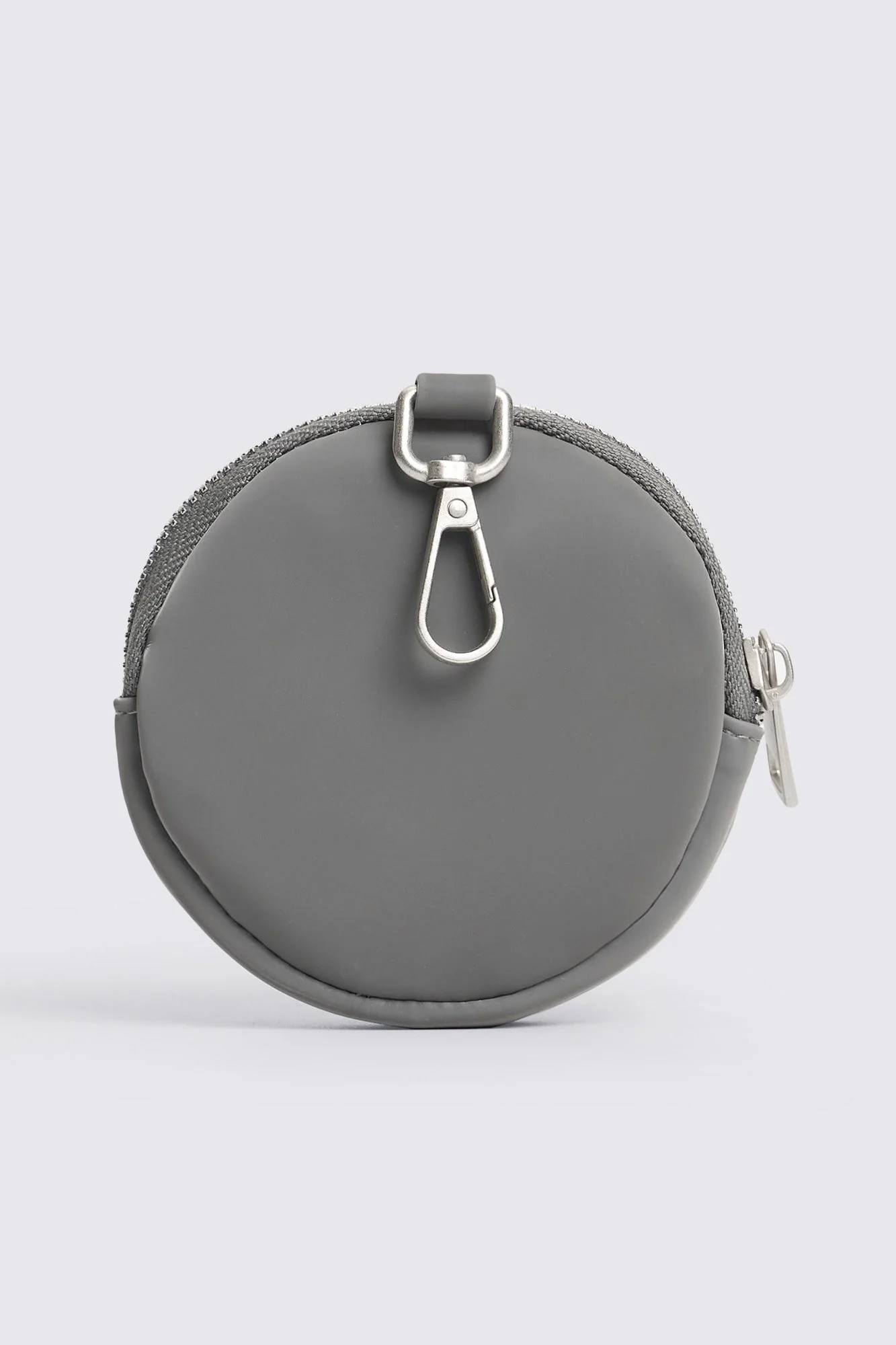 Iridescent Circular Coin Purse with Branding - Image 3