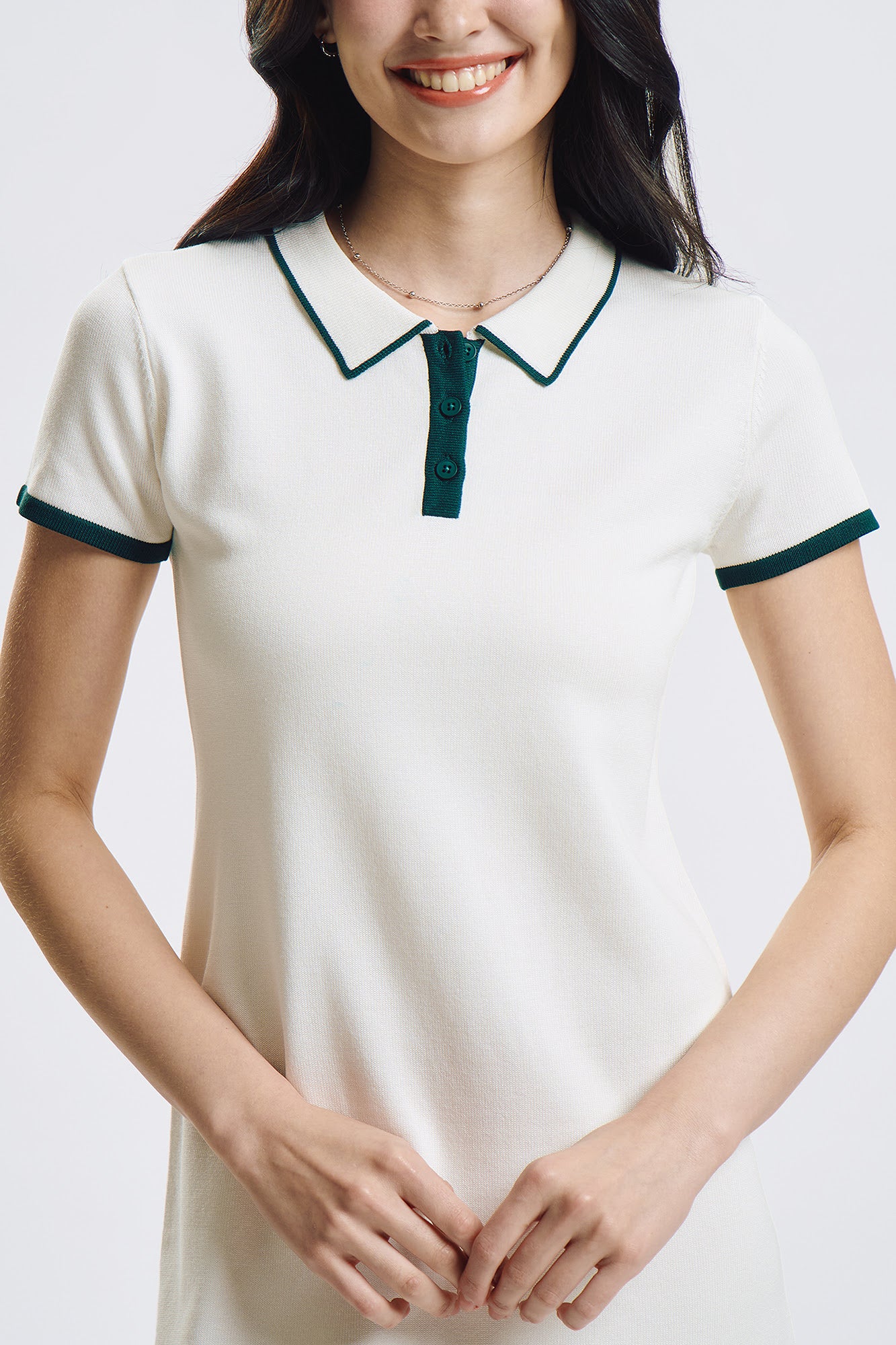 Knit Polo Dress - Image 2