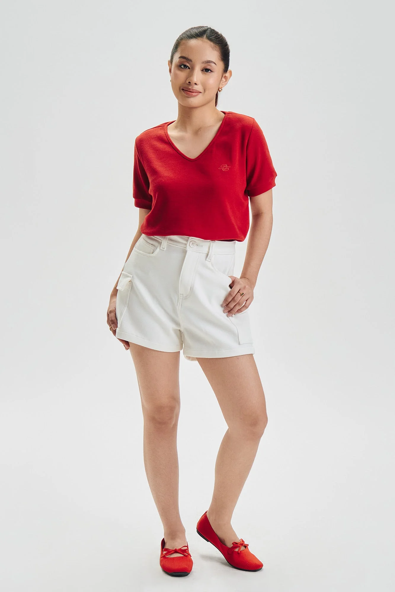 Knitted Twill Shorts - Image 10