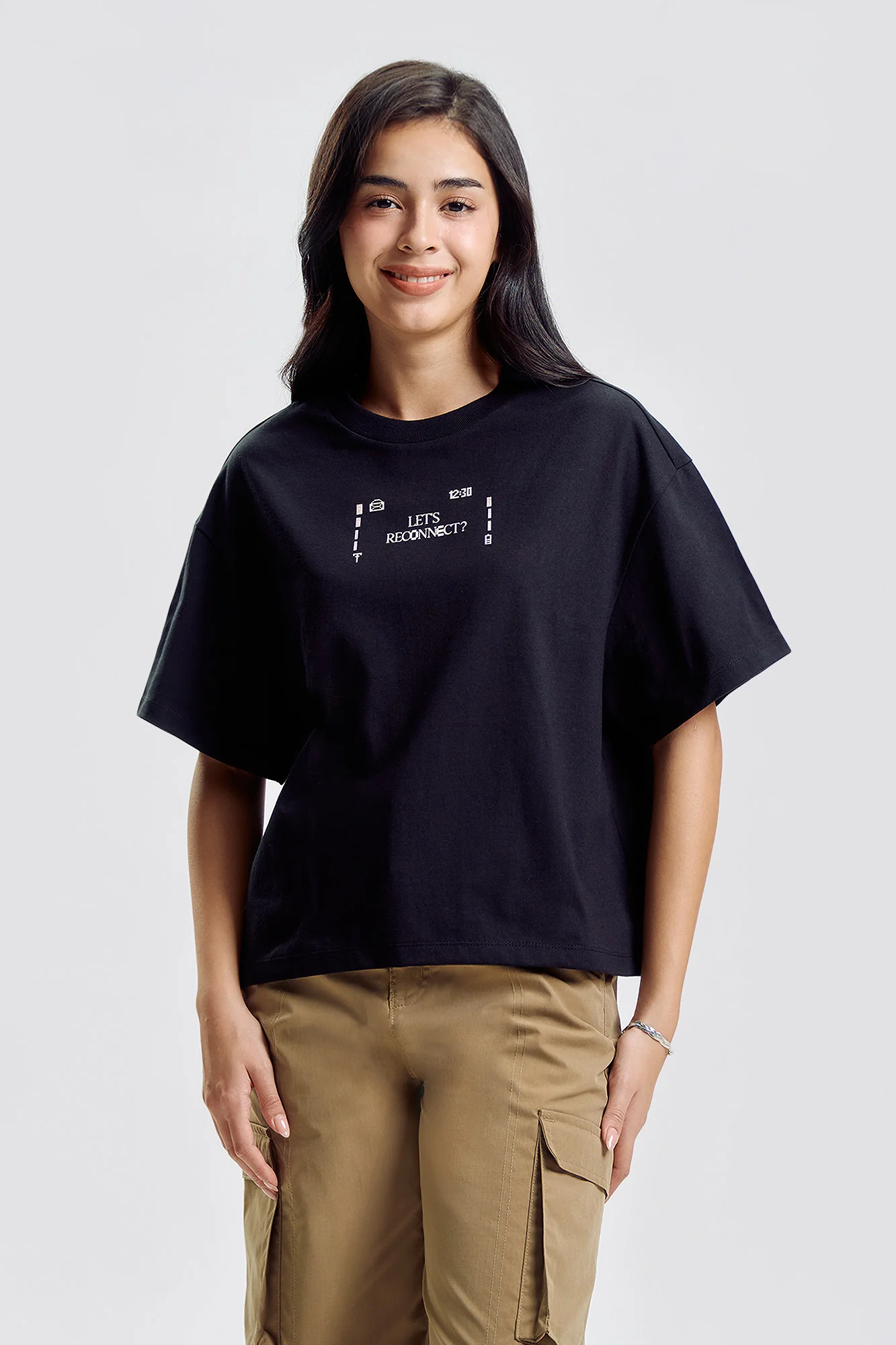 Let's Reconnect Loose Graphic T-Shirt - Image 2