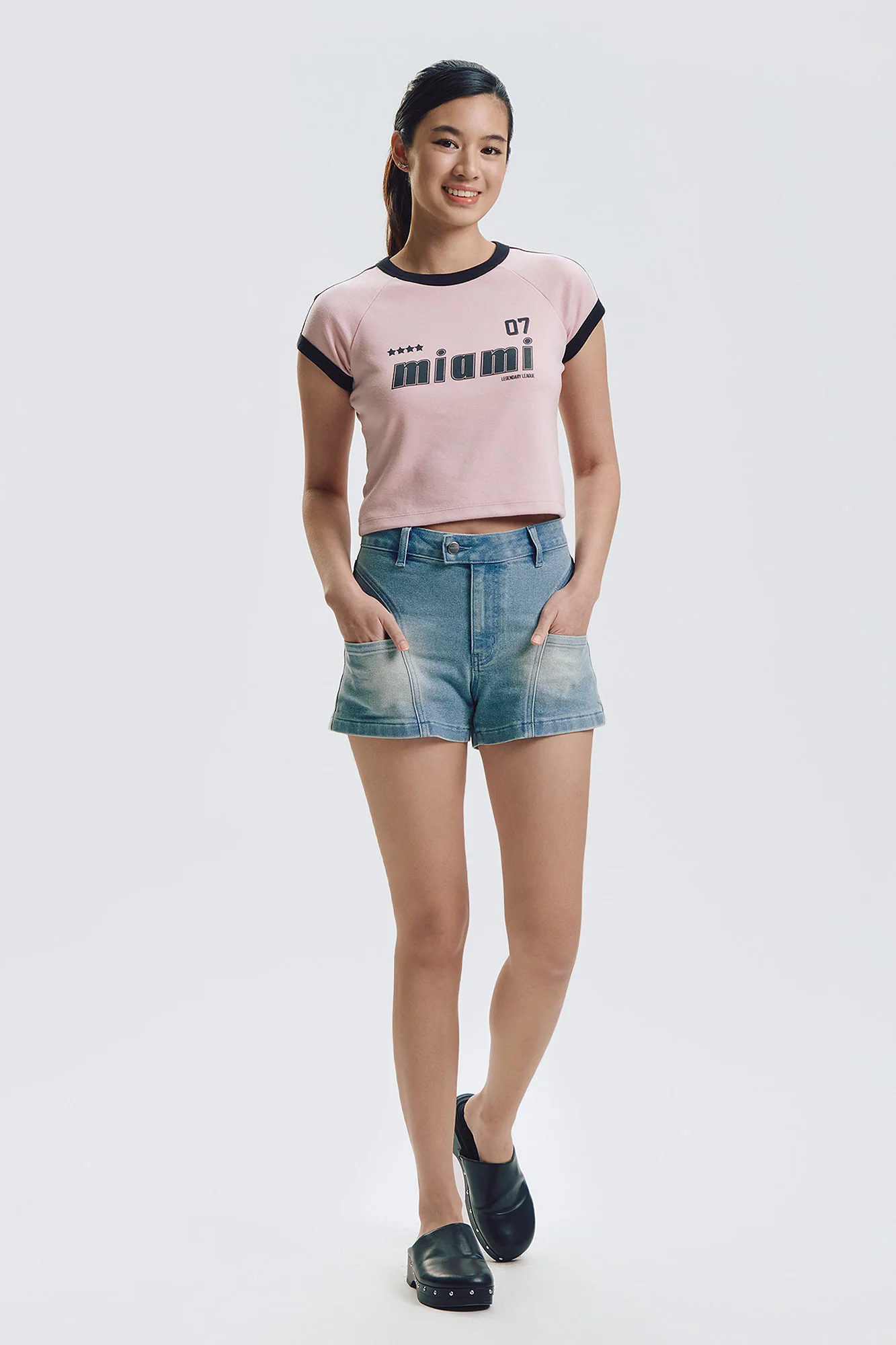 Low Denim Shorts - Image 5