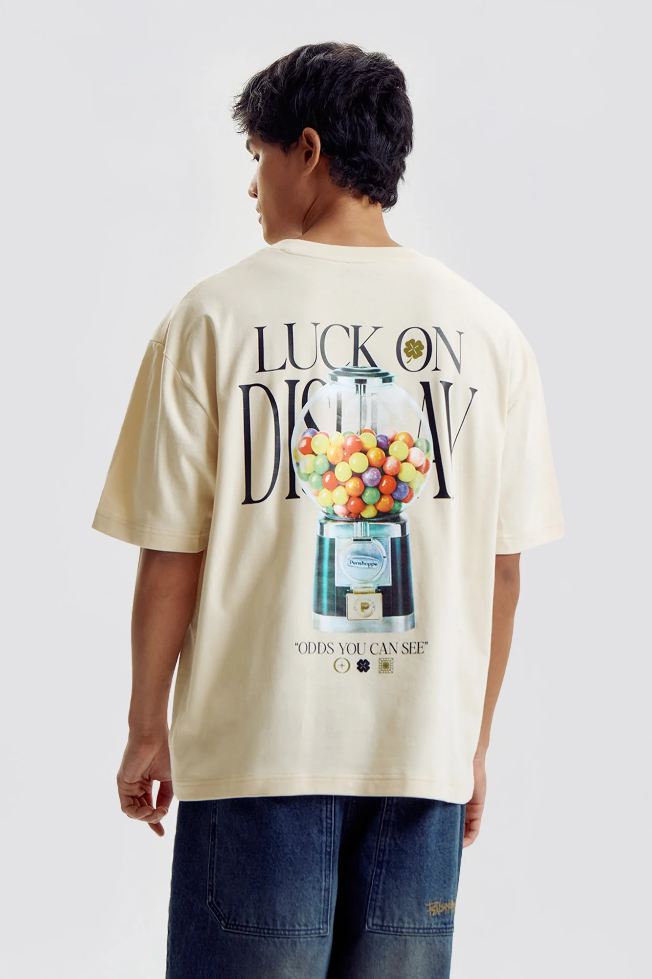 Luck On Display Relaxed Graphic T-Shirt