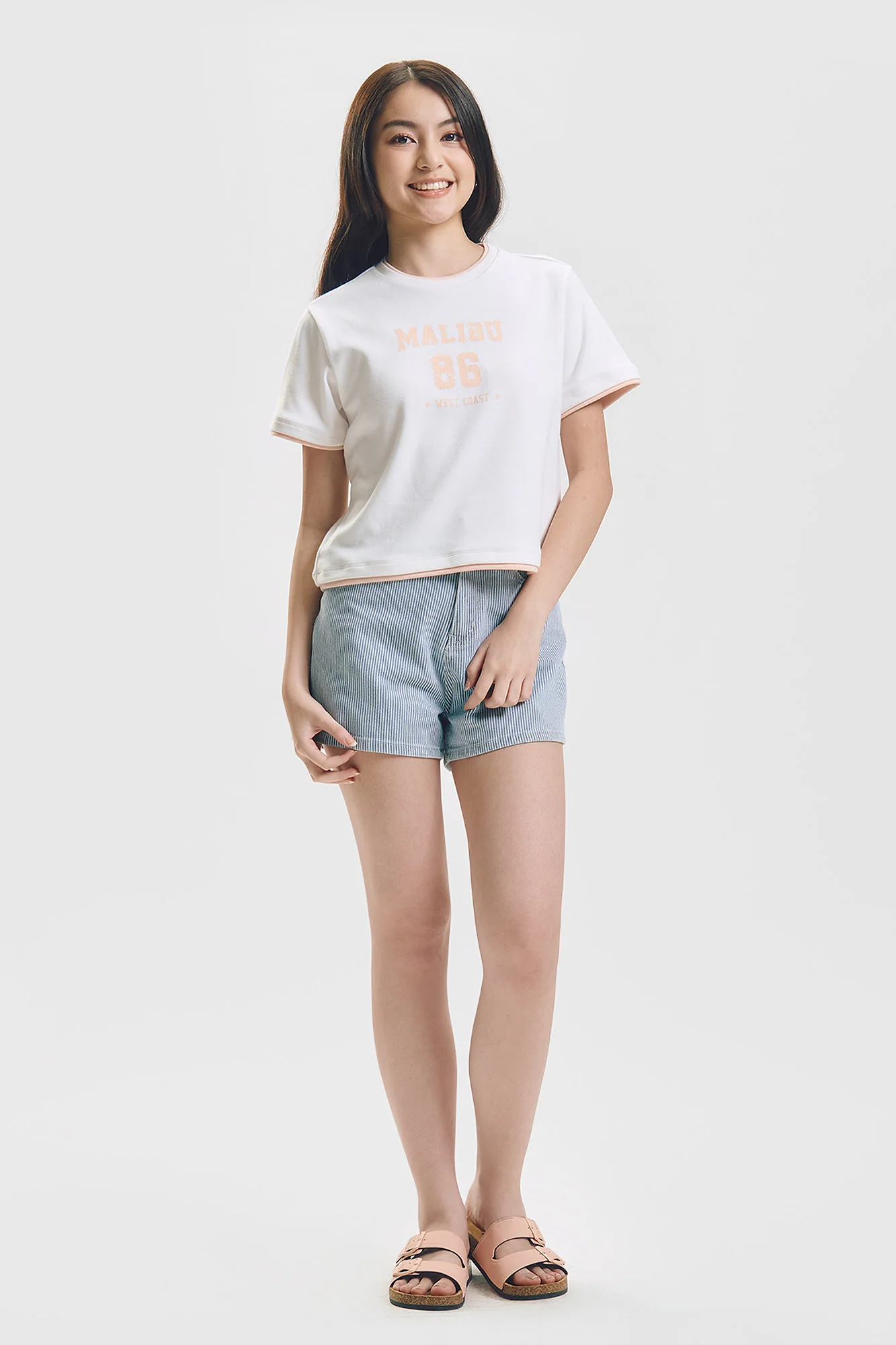 Malibu Relaxed Two-Fer Graphic T-Shirt - Image 4