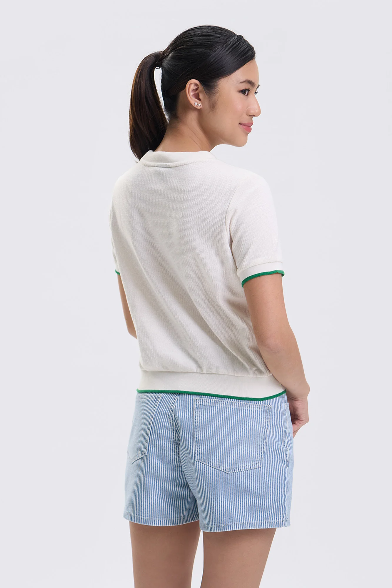 Manhattan Relaxed Waffle Knit Top - Image 3