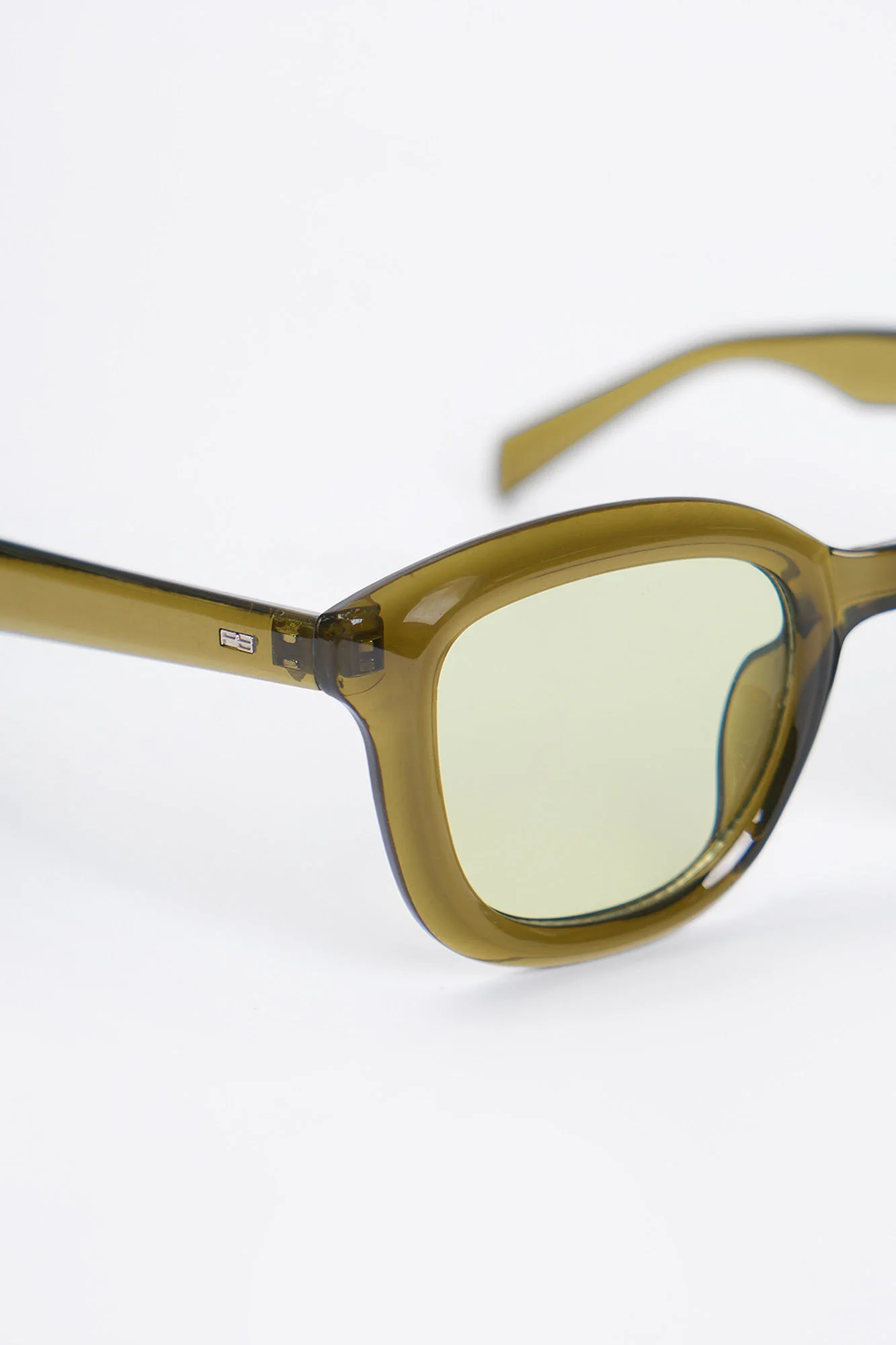 Men's Curved Square Tinted Sunglasses - Image 9