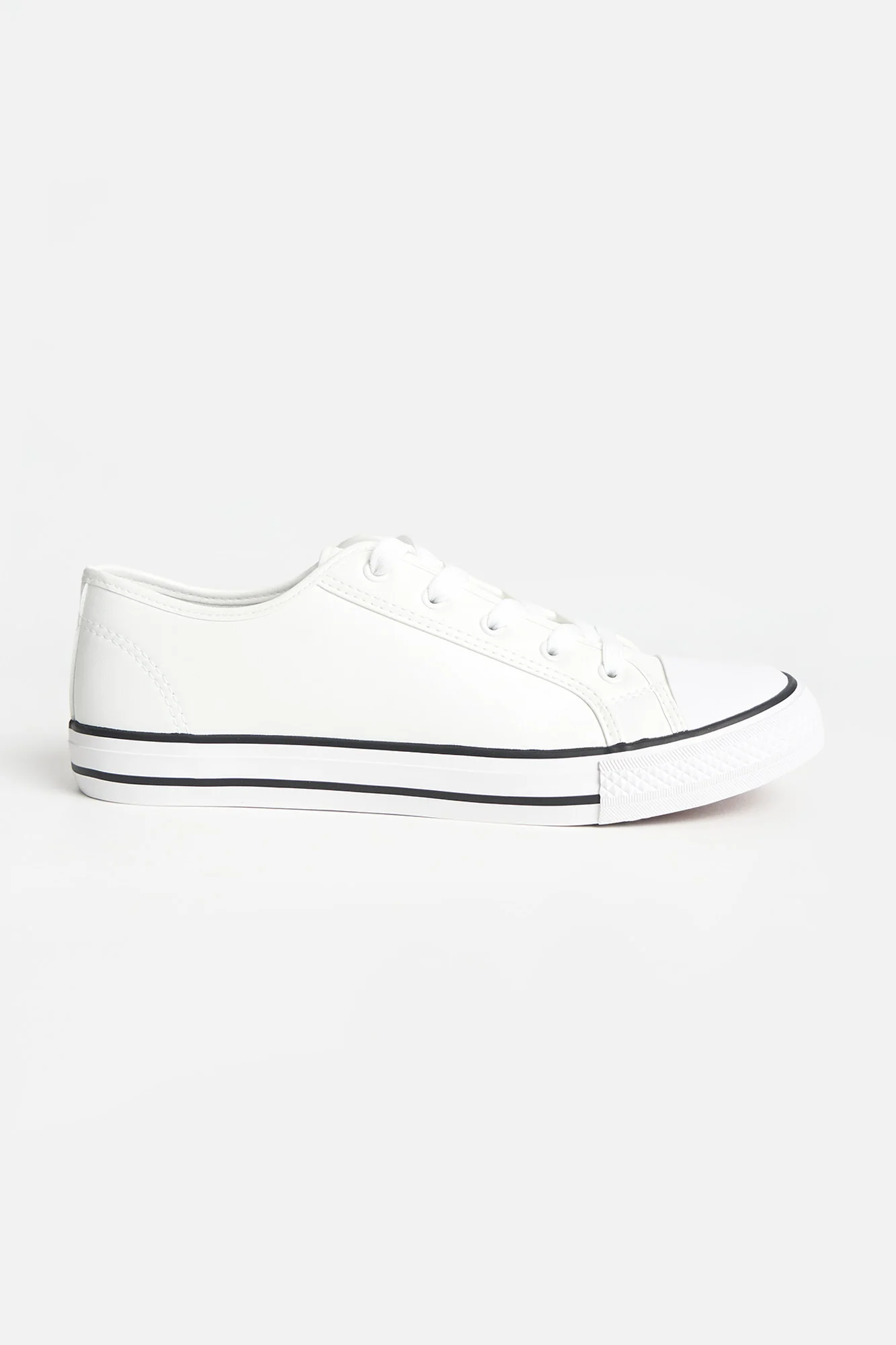Men's Lace-Up PU Leather Sneakers - Image 3