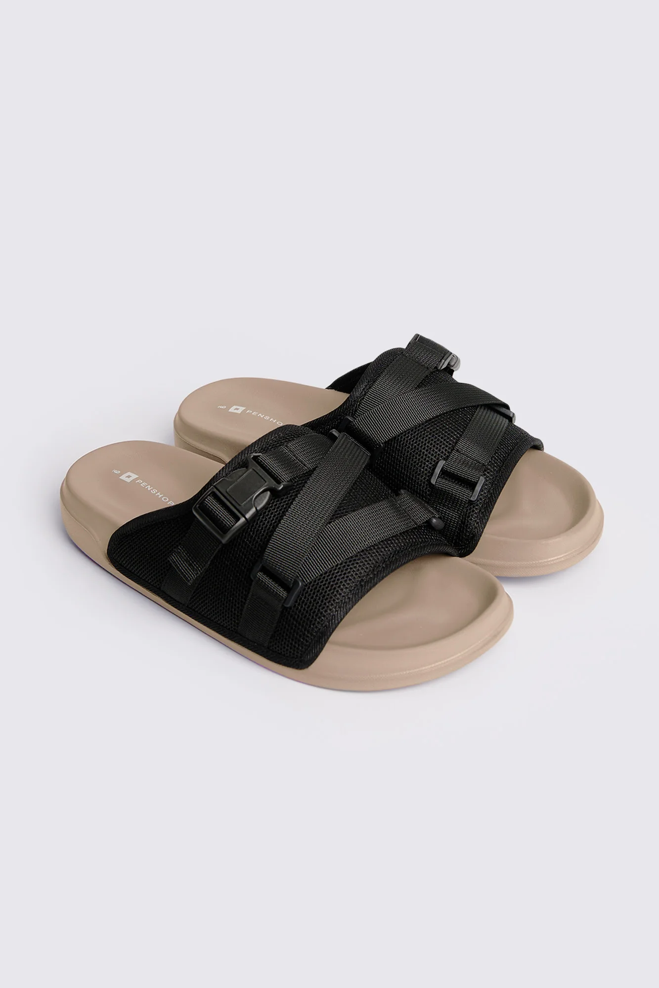 Men's One Band Mesh Slides