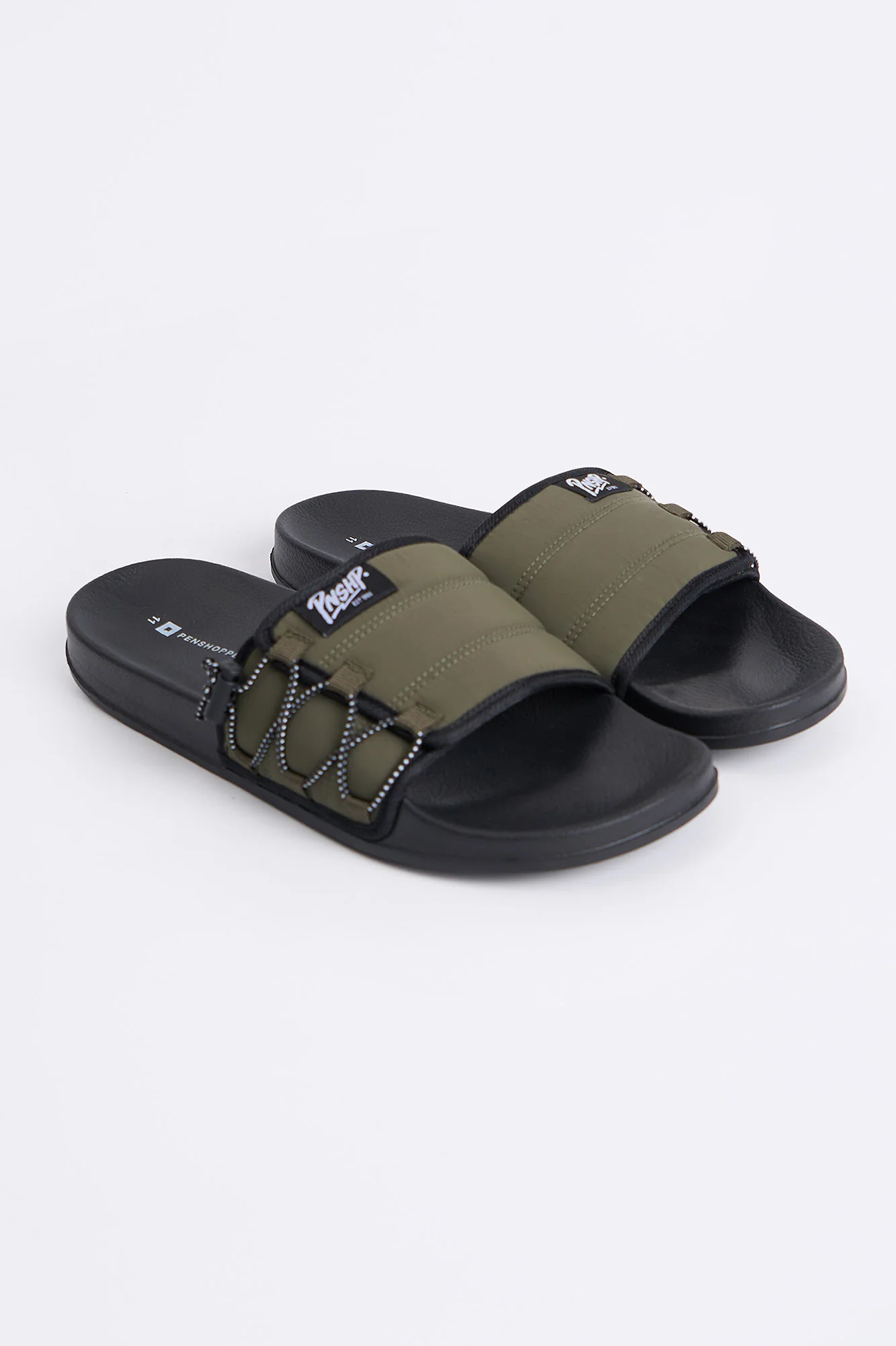 Men's One Band Velcro Slides