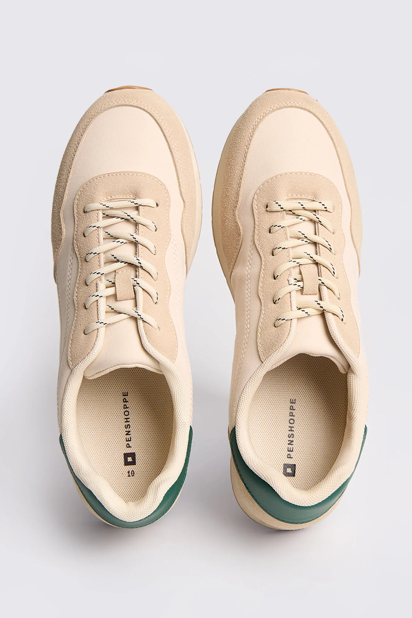 Men's Three-Tone Lace-Up Sneakers - Image 2