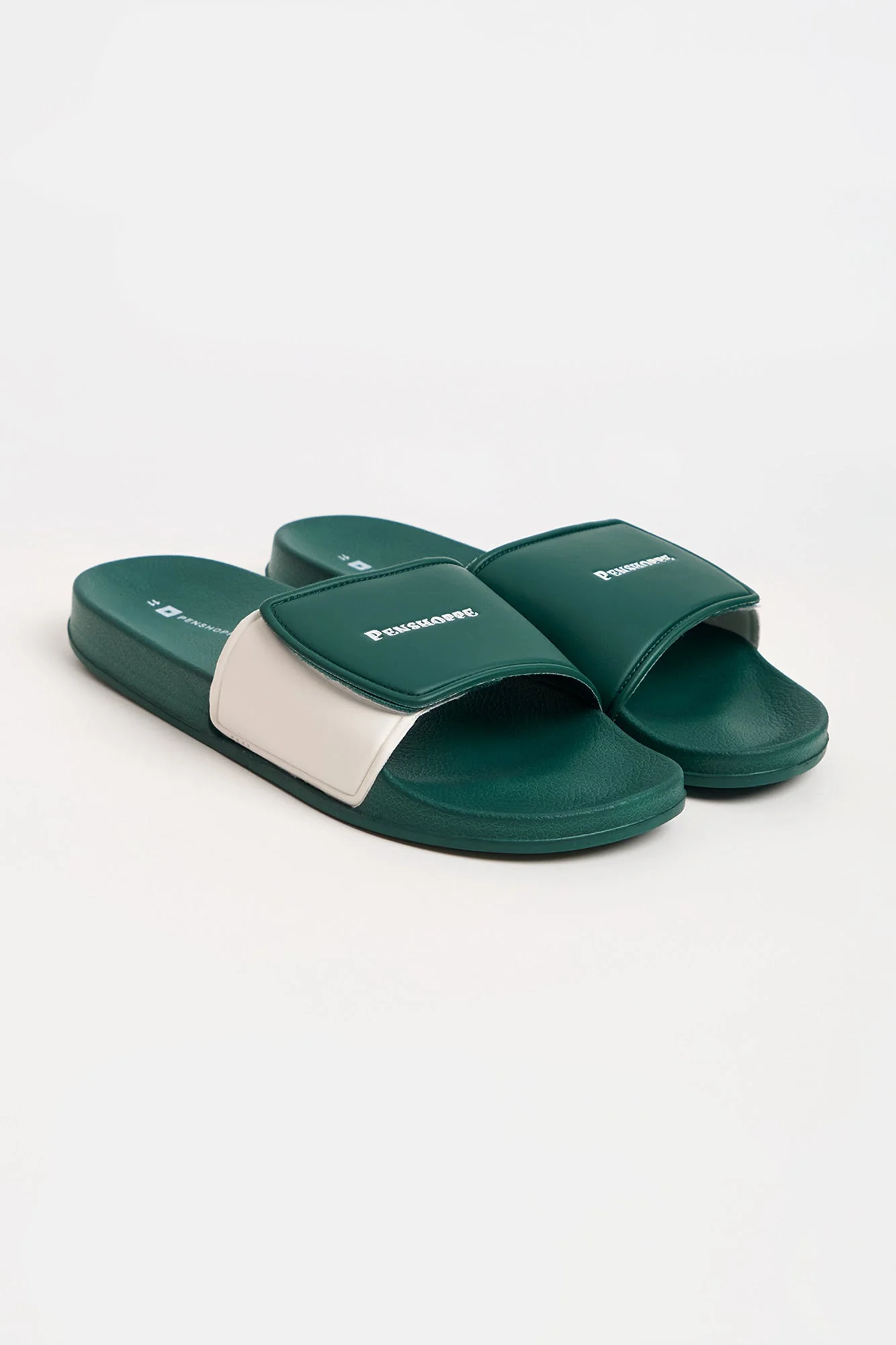 Men's Two-Tone Textured Slides - Image 5