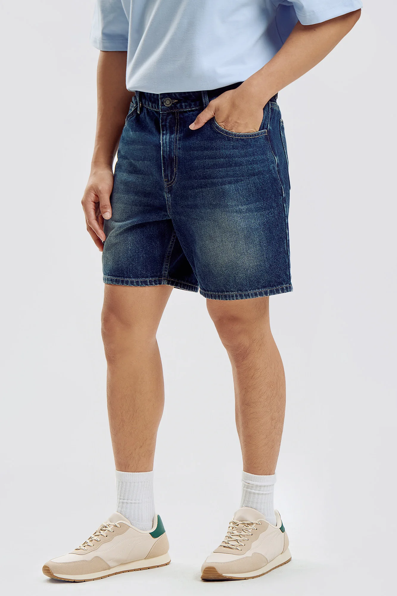 Modern Fit 5-Pocket Denim Shorts - Image 4