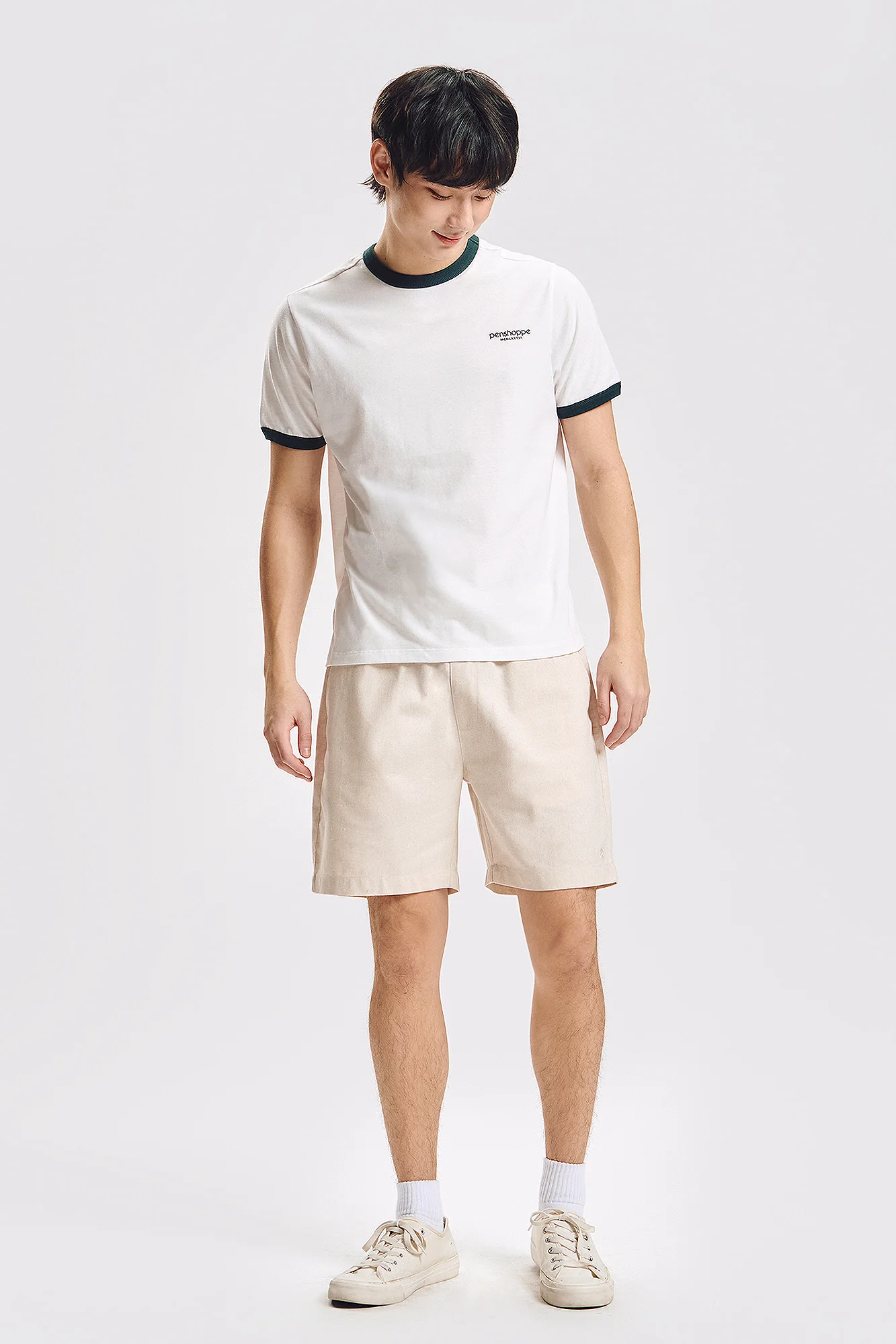 Modern Fit Linen Shorts - Image 5