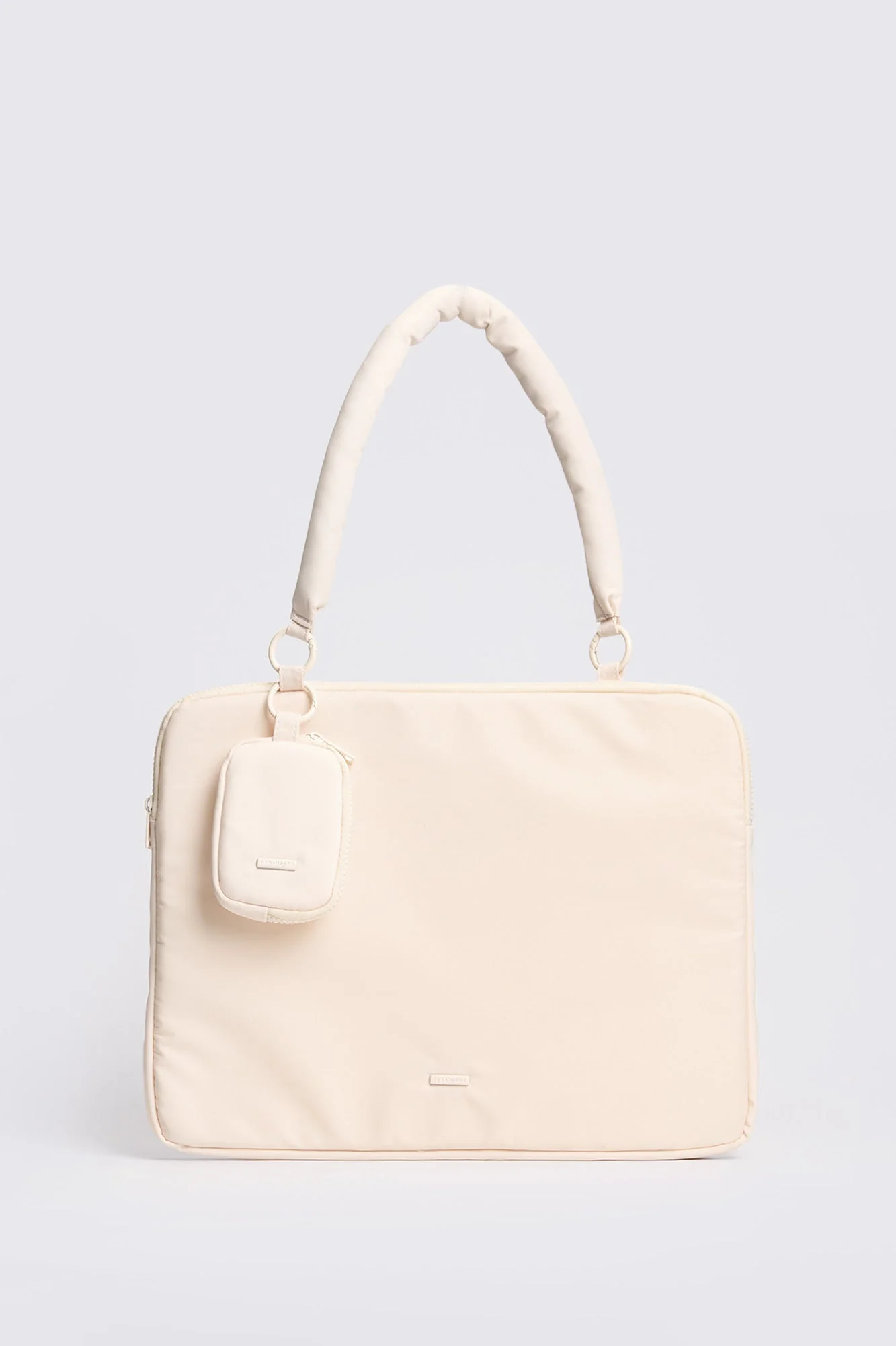Nylon Laptop Bag with Puffy Strap and Coin Purse - Image 10