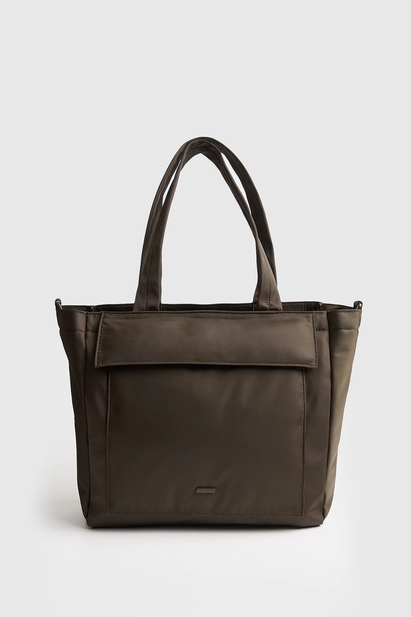 Nylon Tote Bag with Crossbody Strap - Image 7