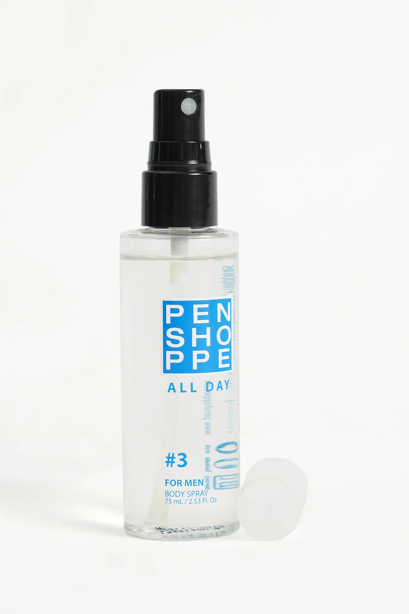 All Day Blue Body Spray For Men 75ML - Image 2