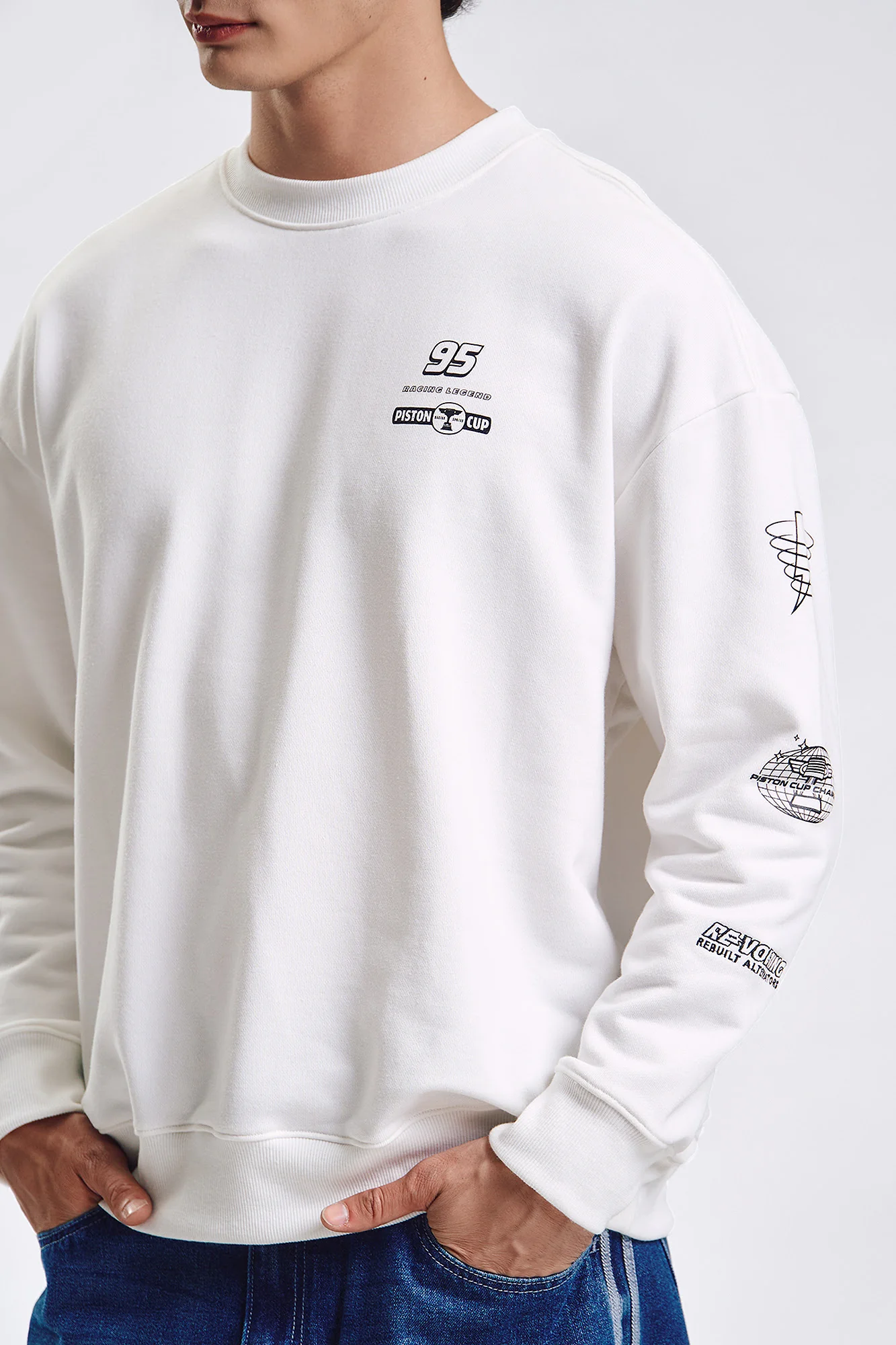 Penshoppe Disney Pixar Cars Relaxed Pullover Sweatshirt - Image 3