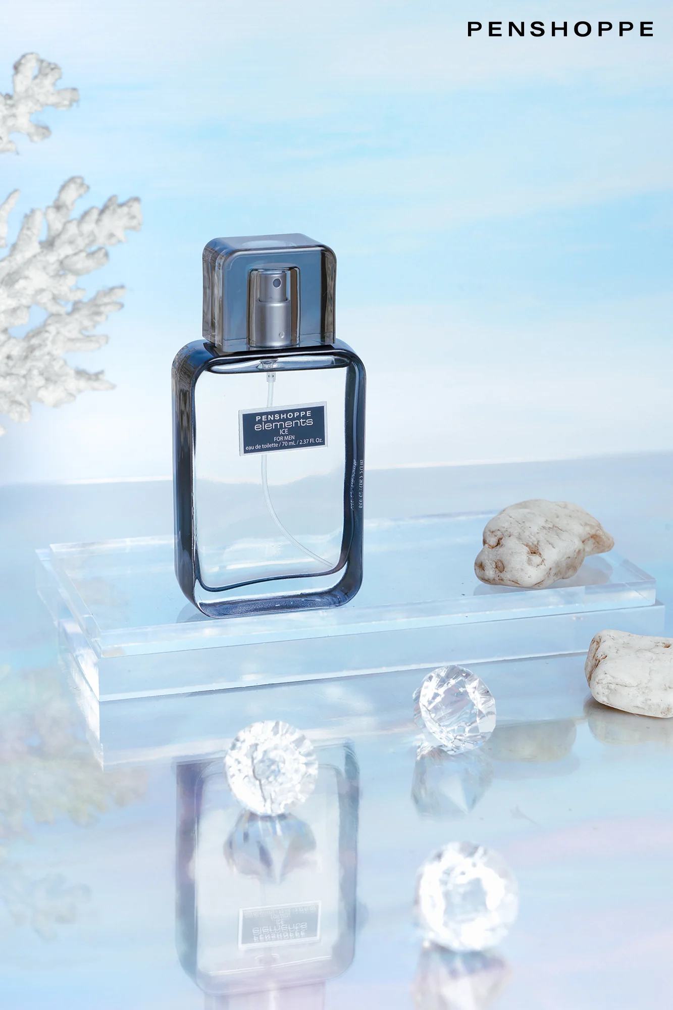 Elements Ice Eau De Toilette For Men 70ML - Image 2