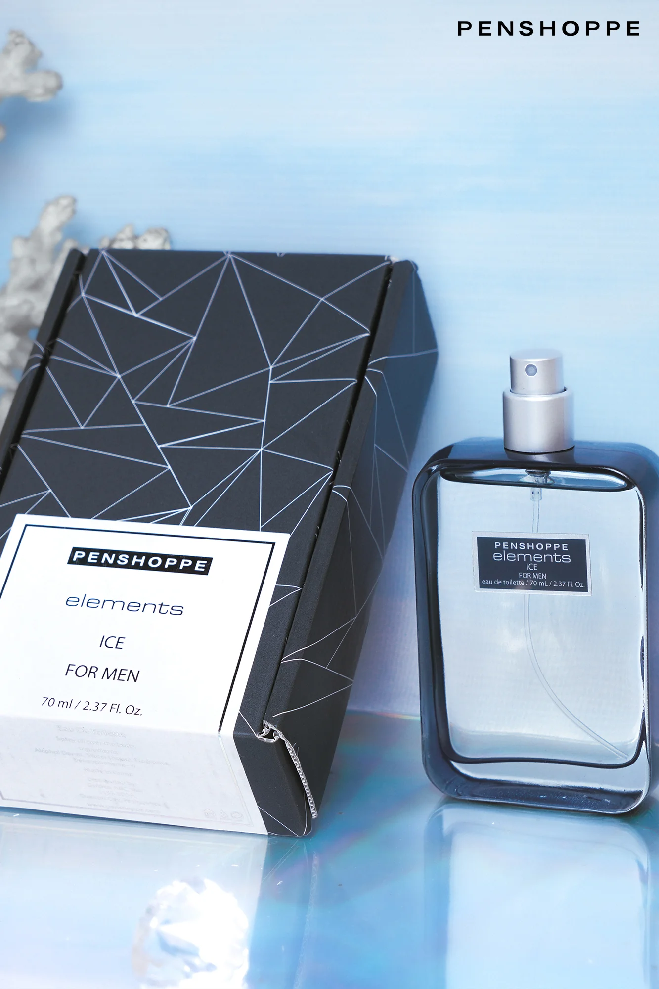 Elements Ice Eau De Toilette For Men 70ML - Image 4