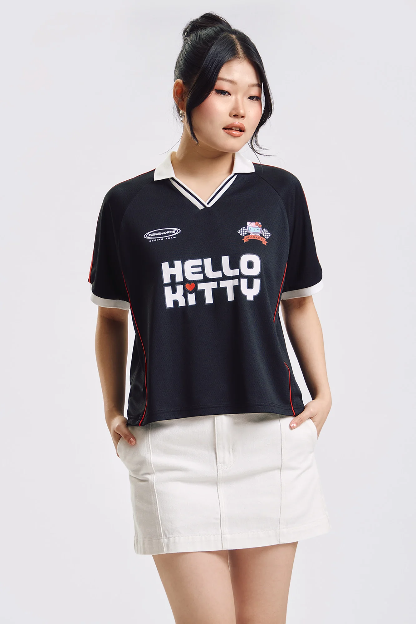 Penshoppe ❤️ Hello Kitty Loose Polo