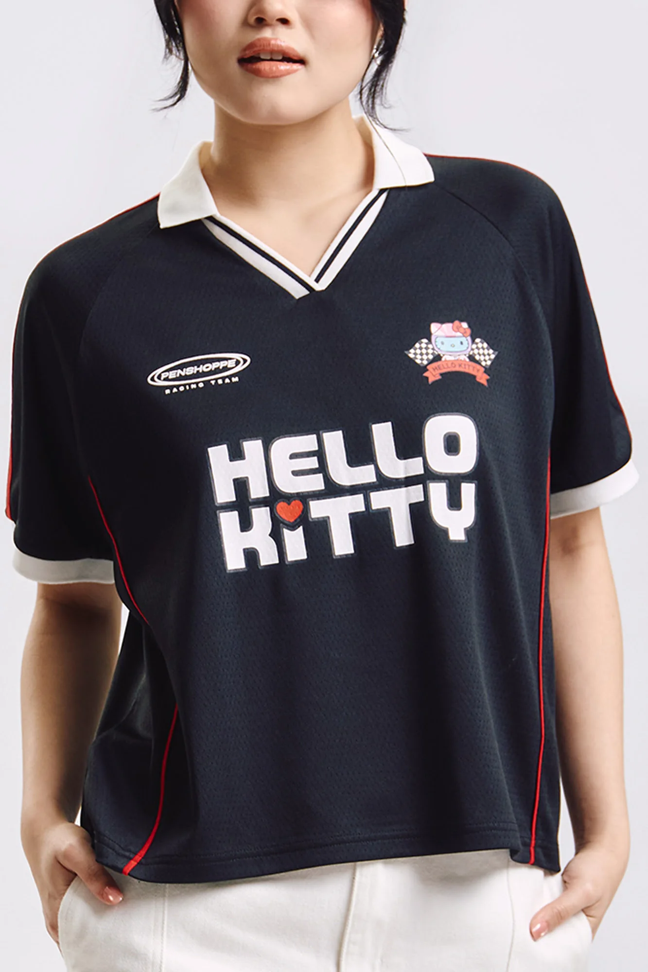 Penshoppe ❤️ Hello Kitty Loose Polo - Image 2