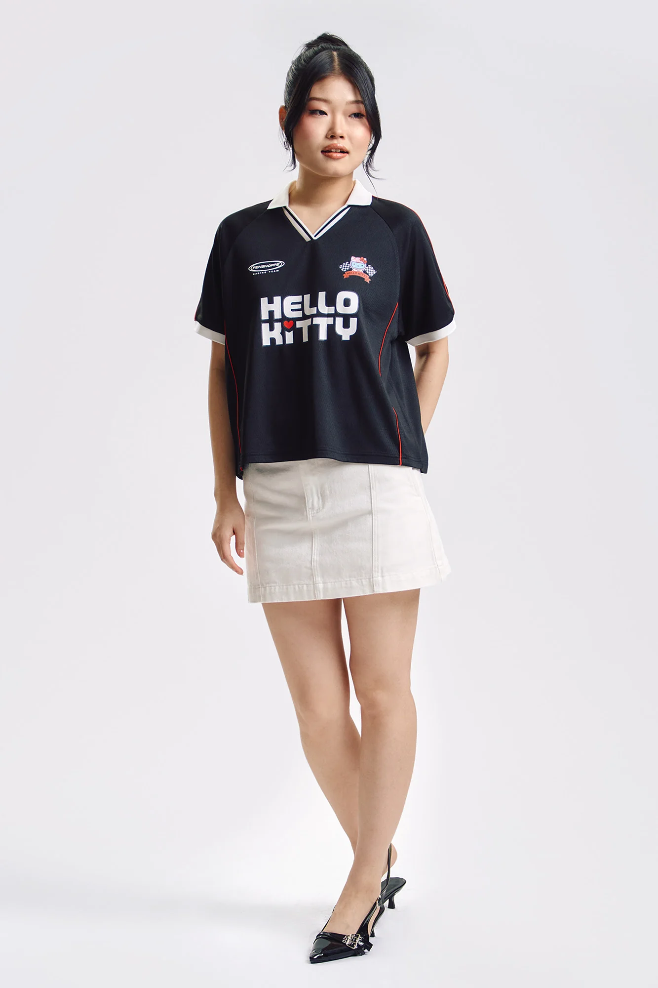 Penshoppe ❤️ Hello Kitty Loose Polo - Image 4