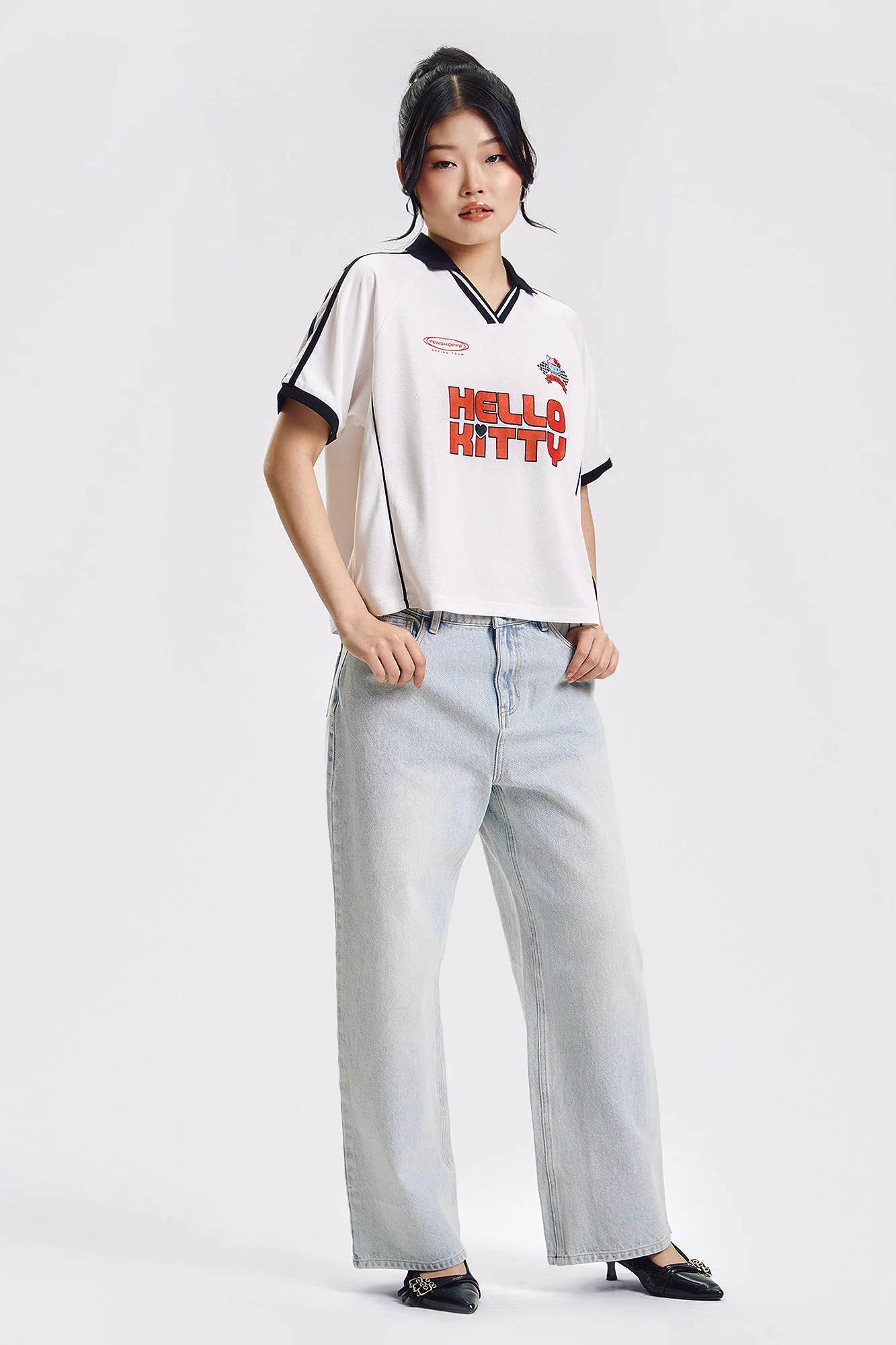 Penshoppe ❤️ Hello Kitty Loose Polo - Image 8