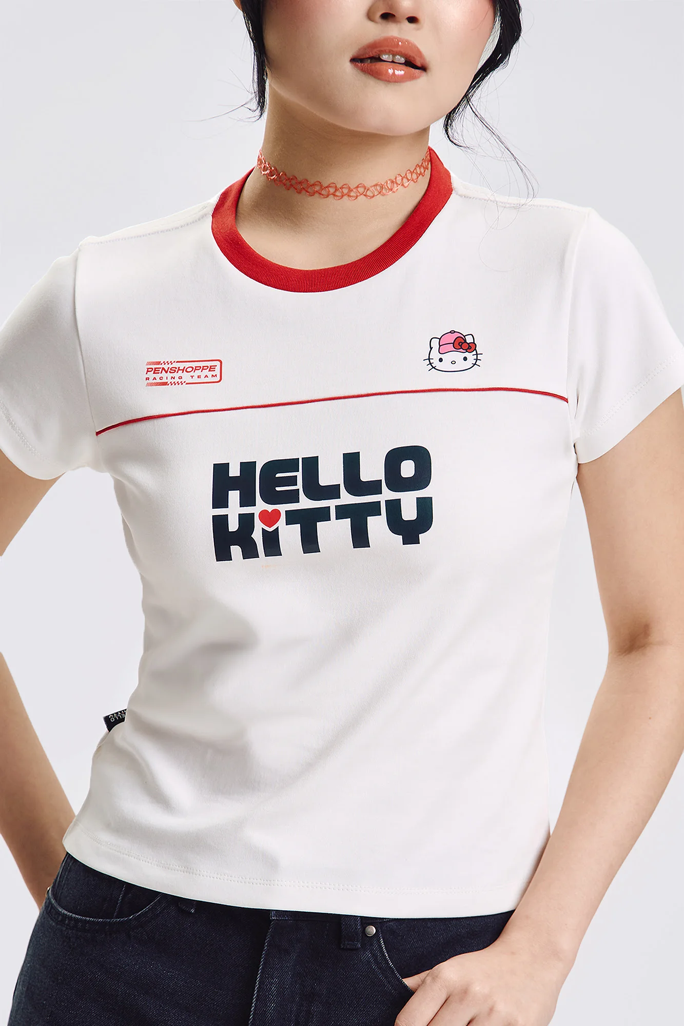 Penshoppe ❤️ Hello Kitty Slim Graphic T-Shirt - Image 2