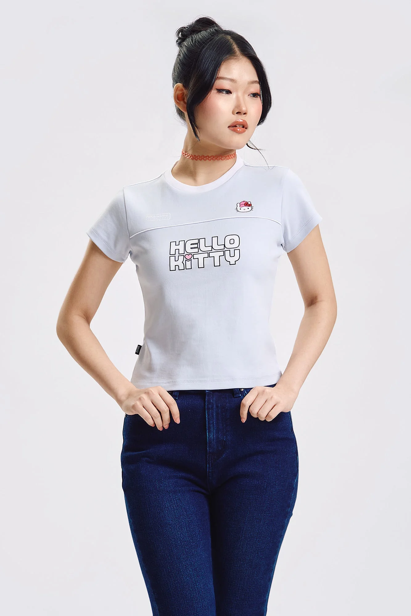 Penshoppe ❤️ Hello Kitty Slim Graphic T-Shirt - Image 5
