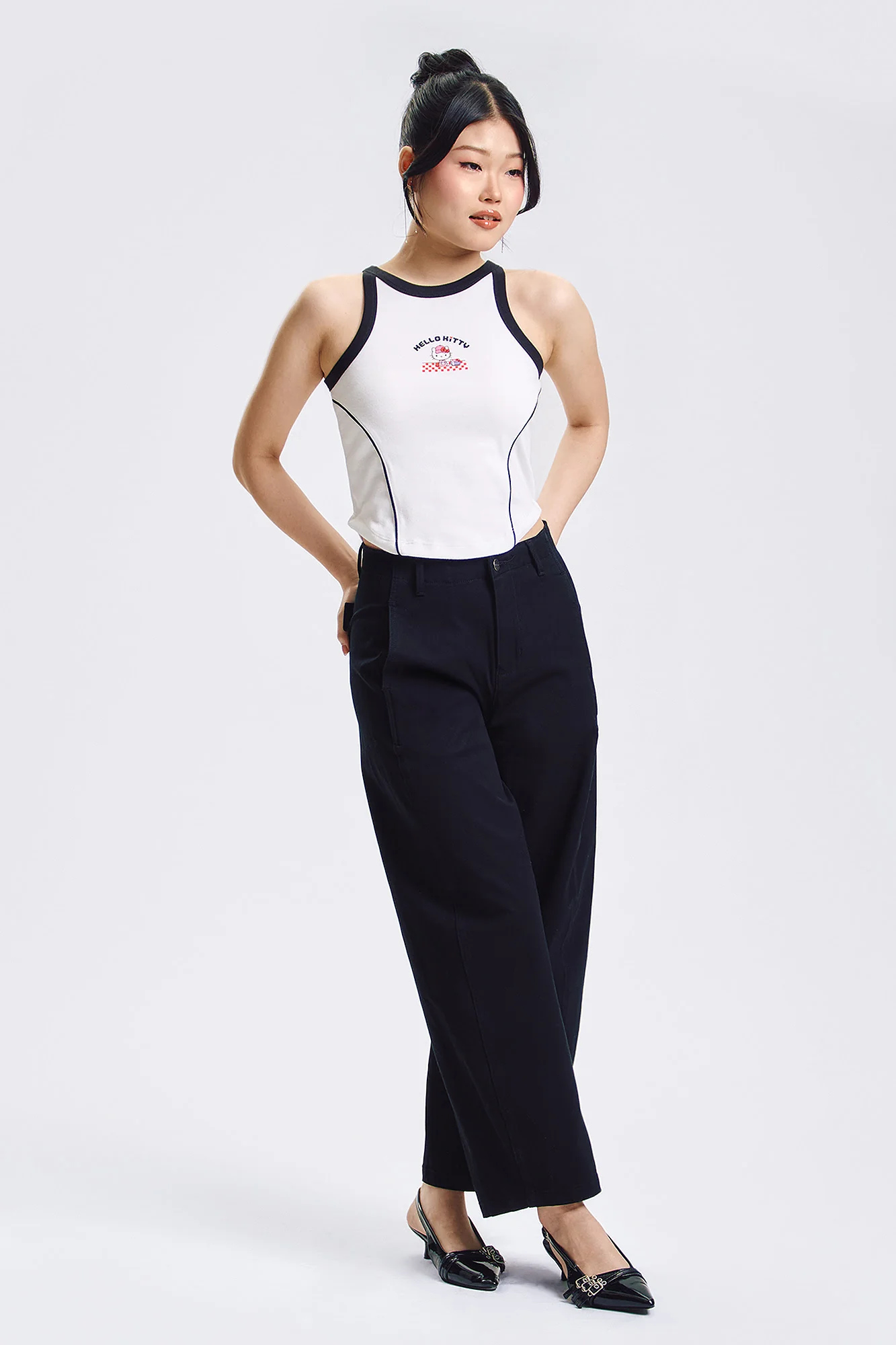 Penshoppe ❤️ Hello Kitty Slim Halter Tank Top - Image 4