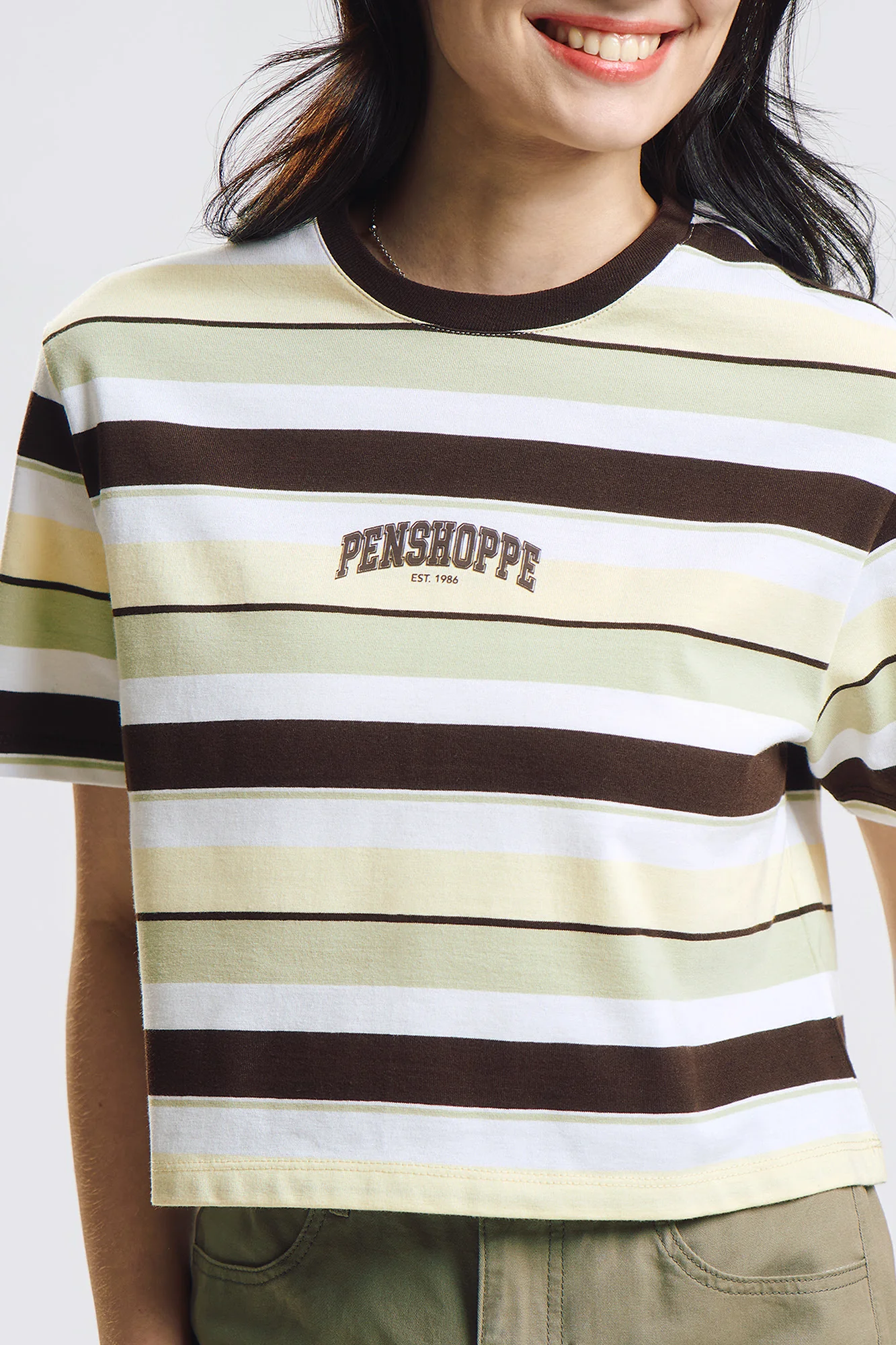 Penshoppe Loose Striped T-Shirt - Image 2