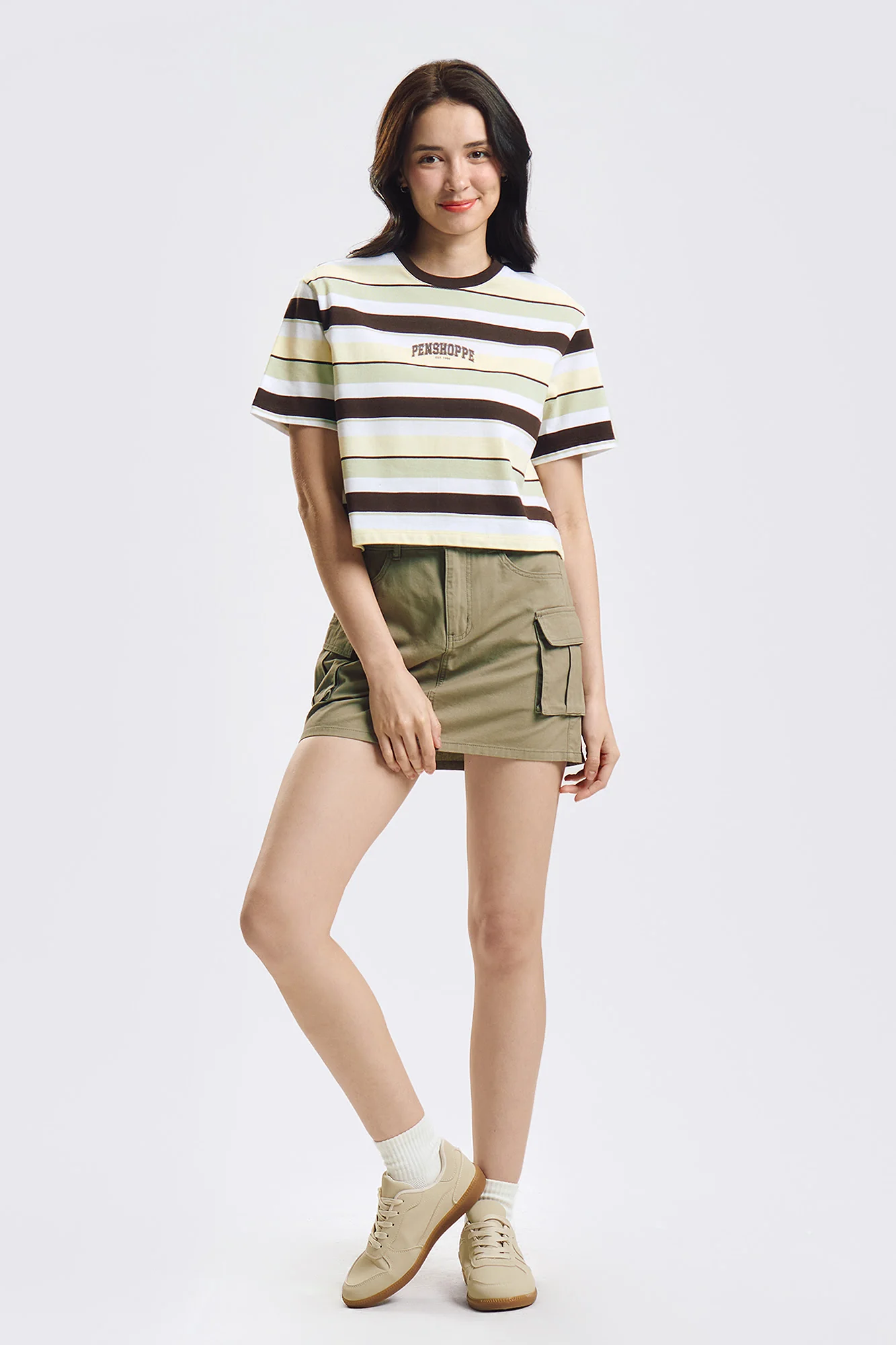 Penshoppe Loose Striped T-Shirt - Image 4