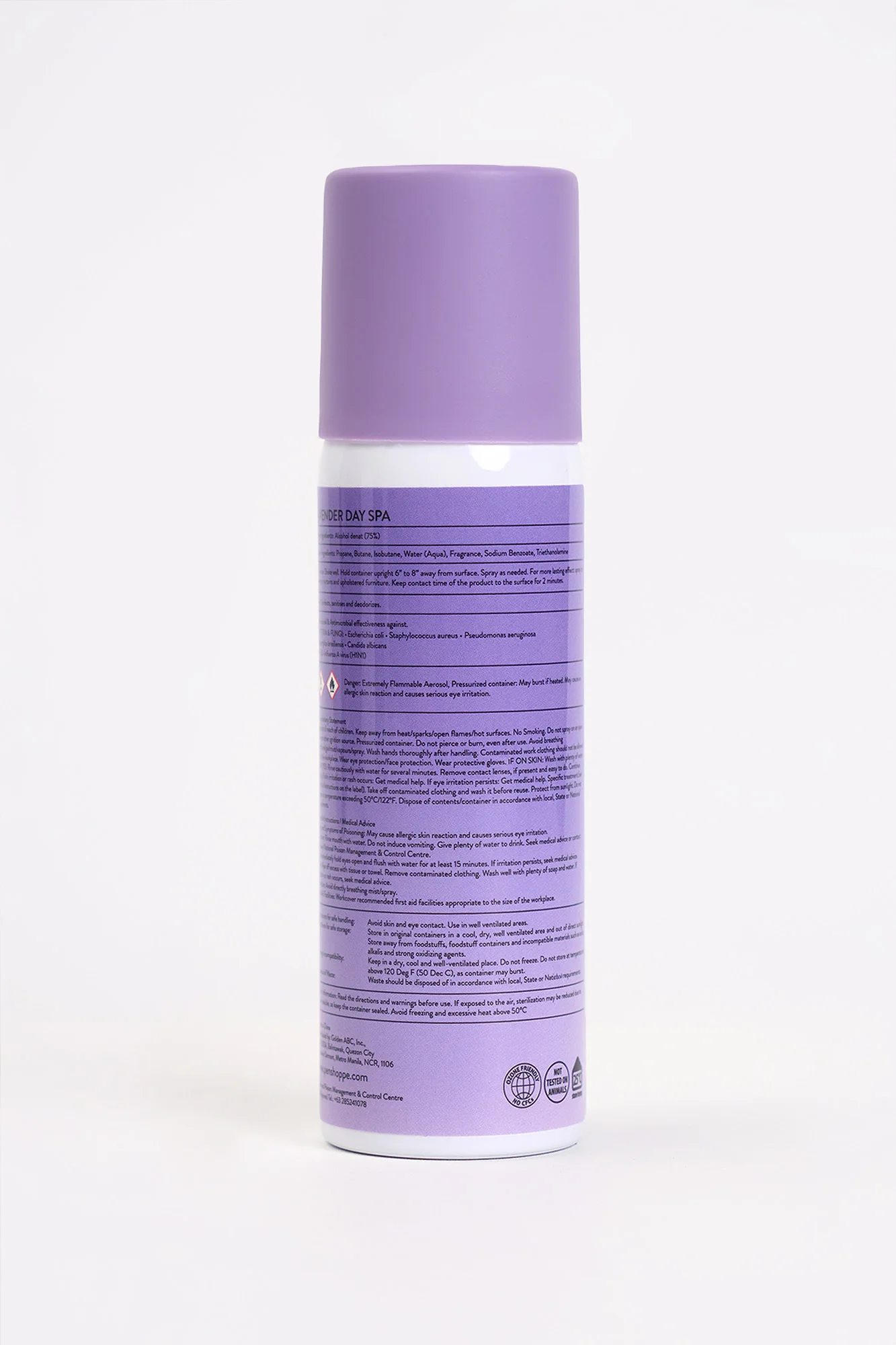 Penshoppe Pocket Disinfectant Spray Lavender Day Spa 60ML - Image 3