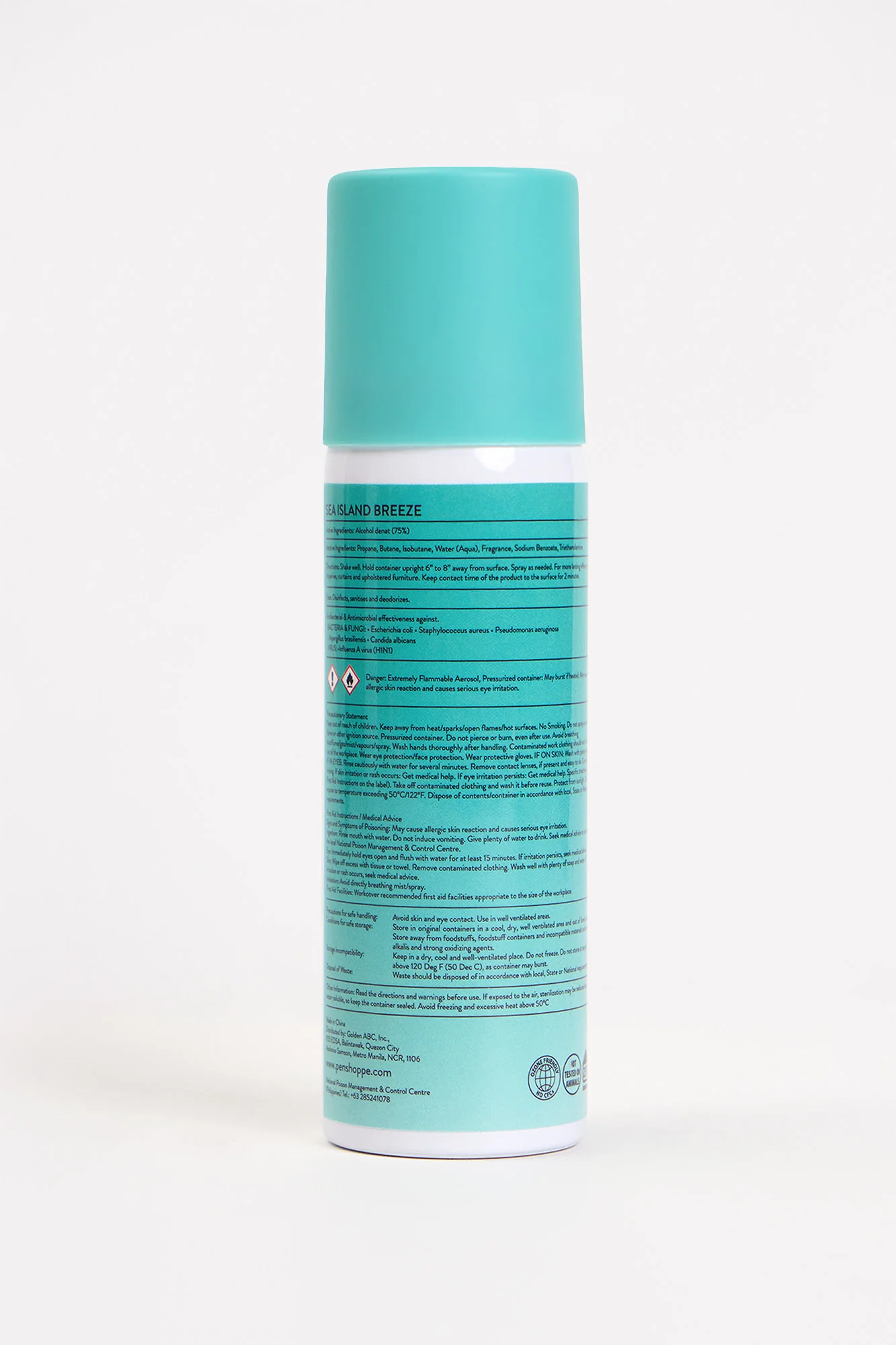 Penshoppe Pocket Disinfectant Spray Sea Island Breeze 60ML - Image 3