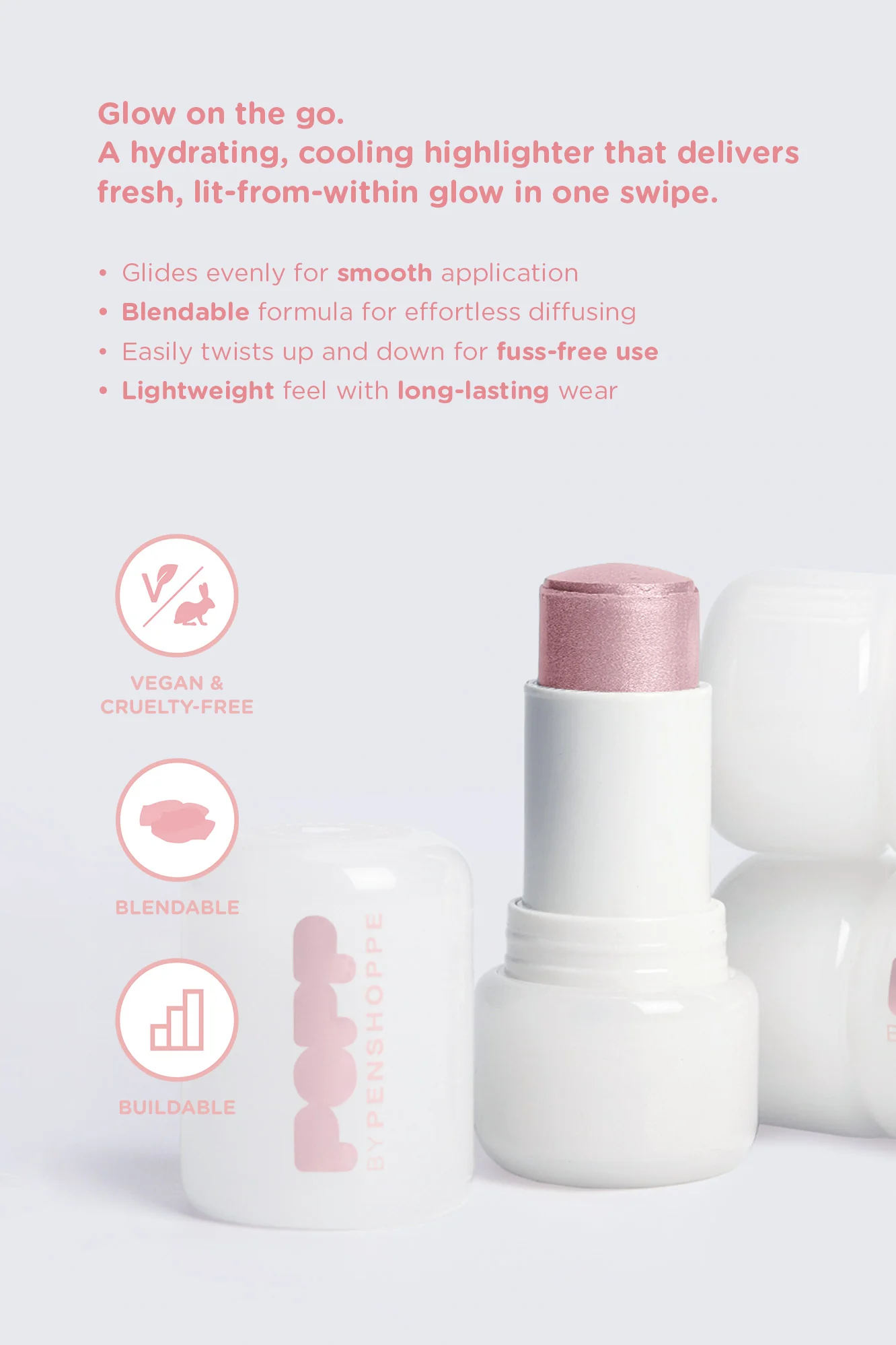 Penshoppe Popp Cool Glow Stick in Iced Champagne - Image 5